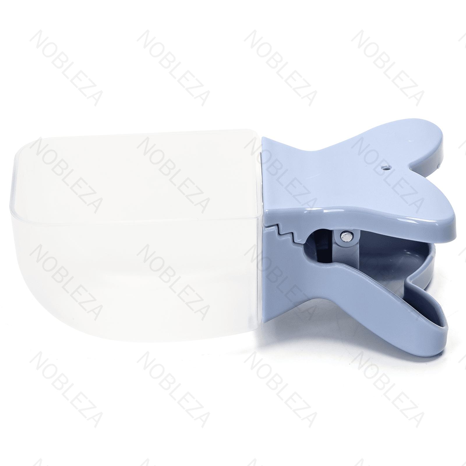 PET CLIP-ON FOOD SHOVEL L19*W9.5*H6CM BLUE/WHITE/GREEN