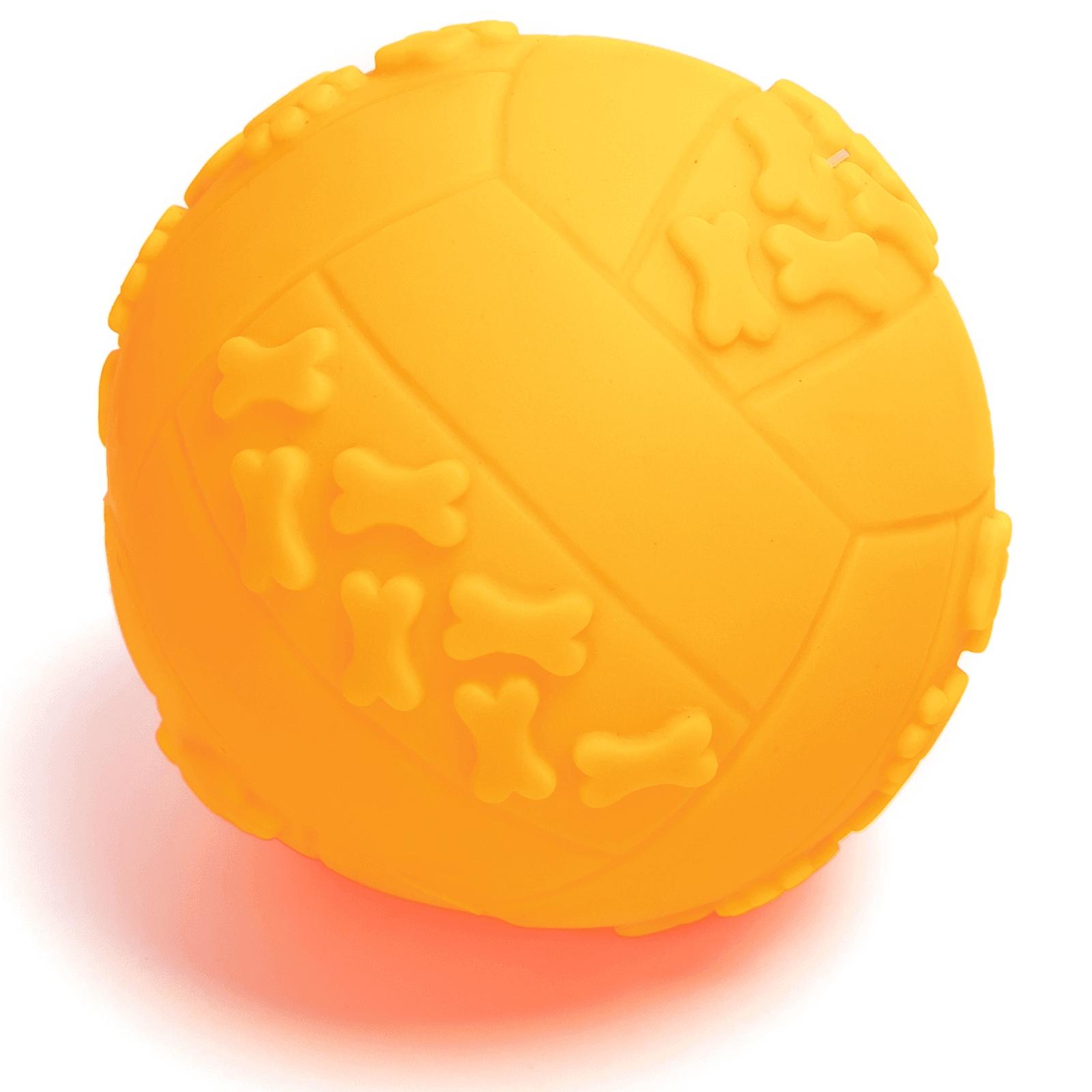 Ball-shaped dog toy