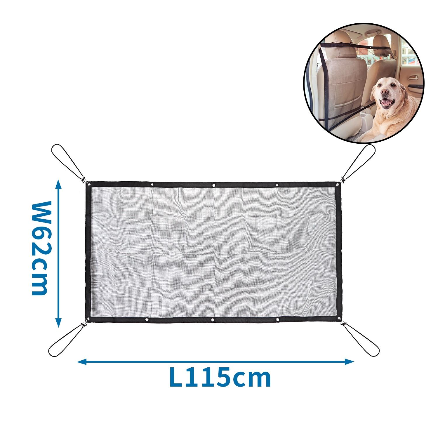 CAR NET BARRIER FOR PET L115*W62CM BLACK