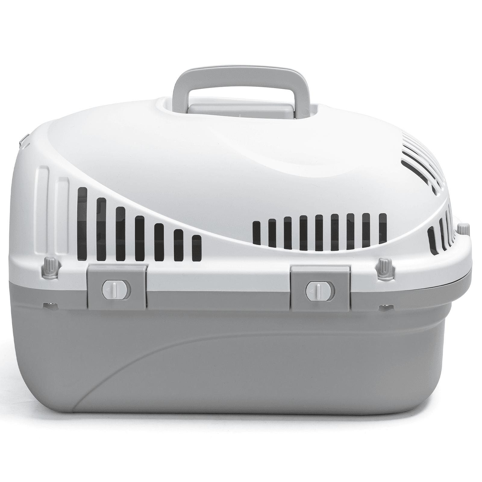 Airline pet carrier with a removable urine-proof partition