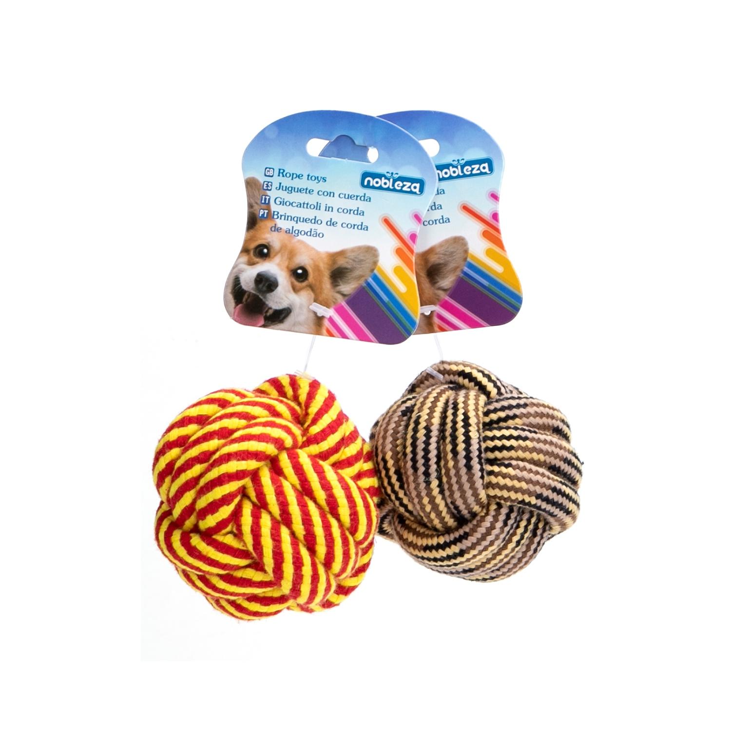 Cotton rope dog toy ball