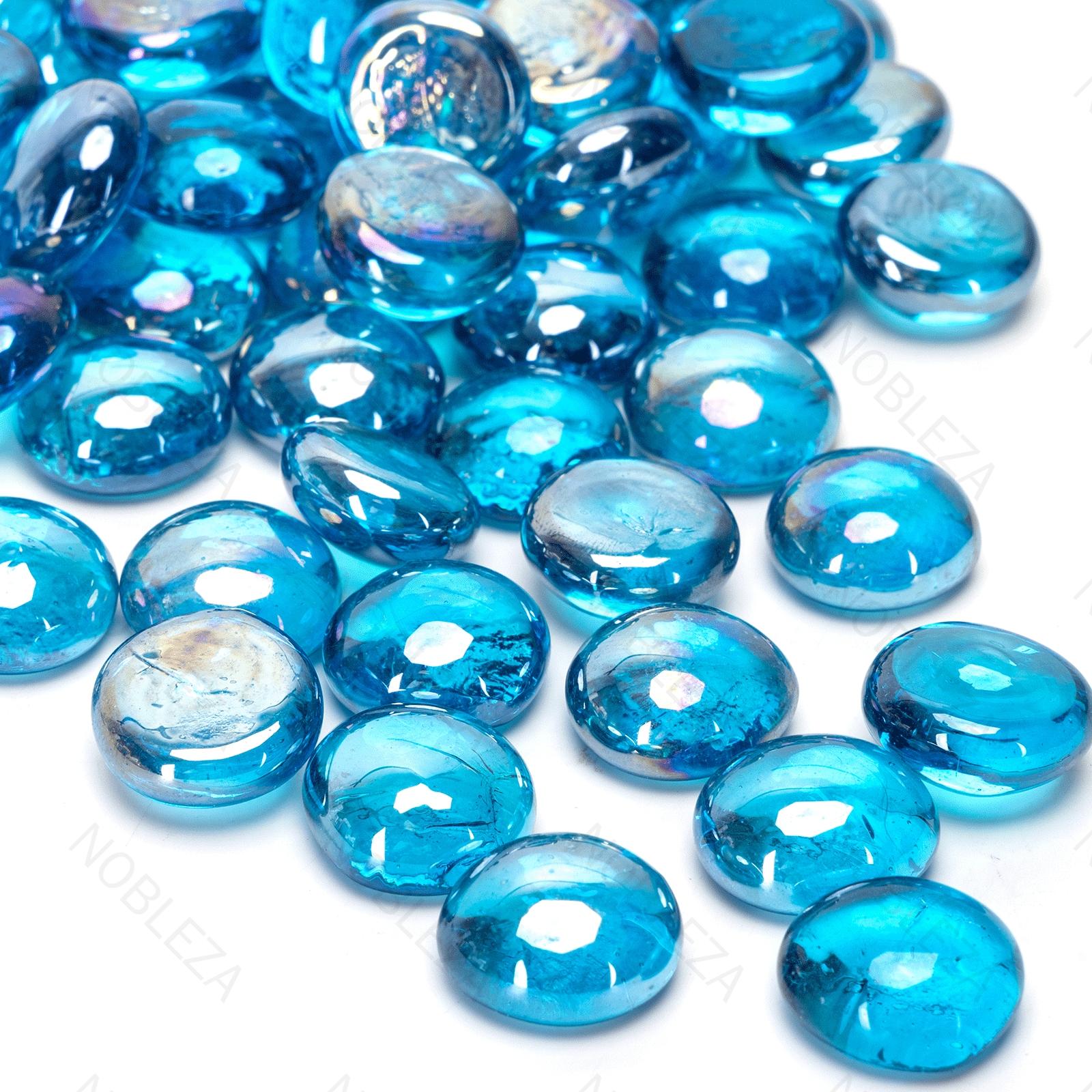 Flat Glass Bead
Blue 1.7~2cm