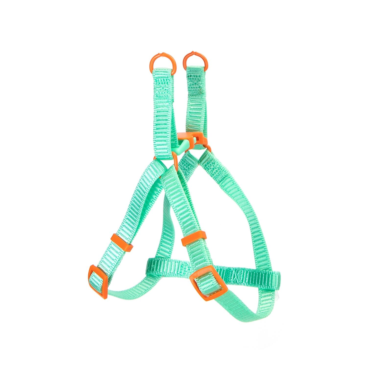 COLOURED NYLON DOG HARNESS W2.0*L40-60CM RED/BROWN/BLUE/GREEN