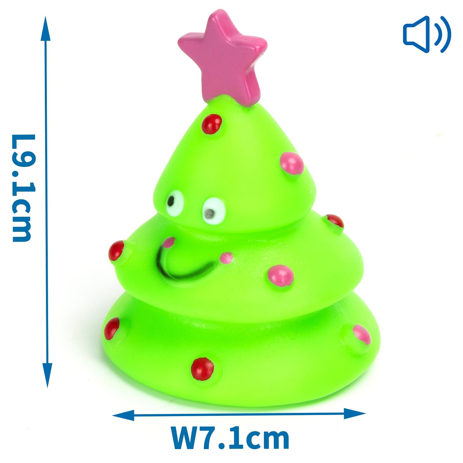 VINYL TOY CHRISTMAS TREE L9.1*W7.1CM GREEN