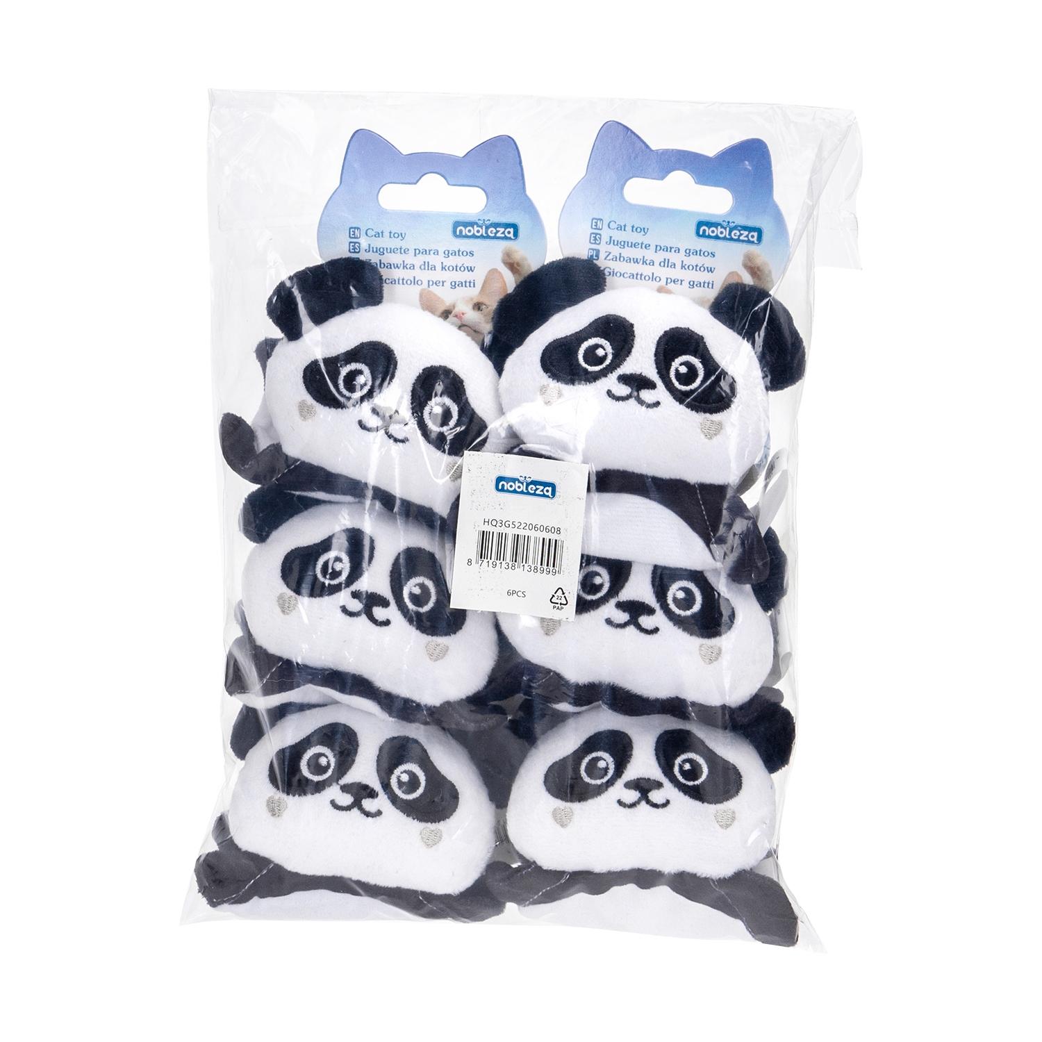 Crinkle Catnip Plush Panda Toy