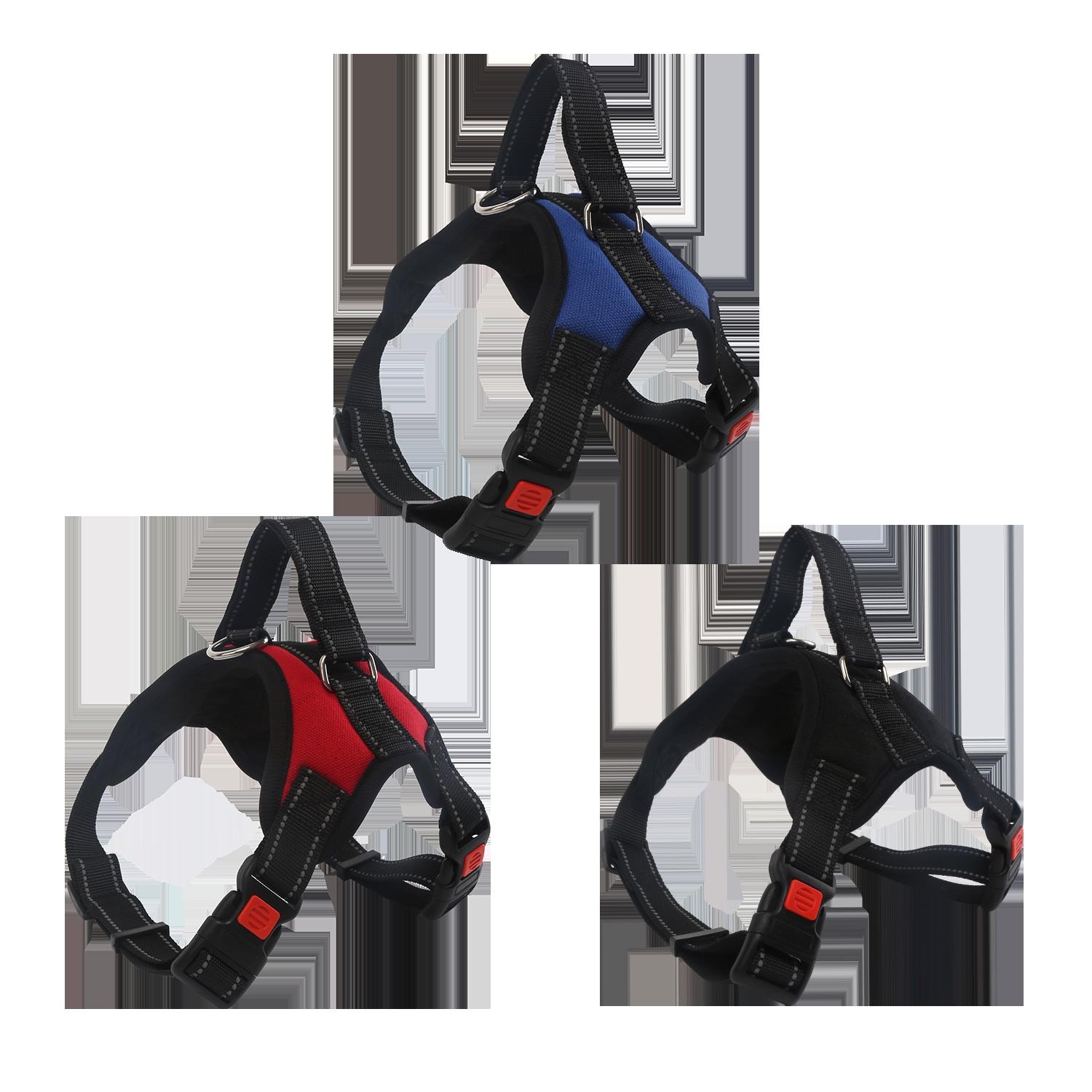 DOG HARNESS S（L44-55CM） RED/BLUE/BLACK