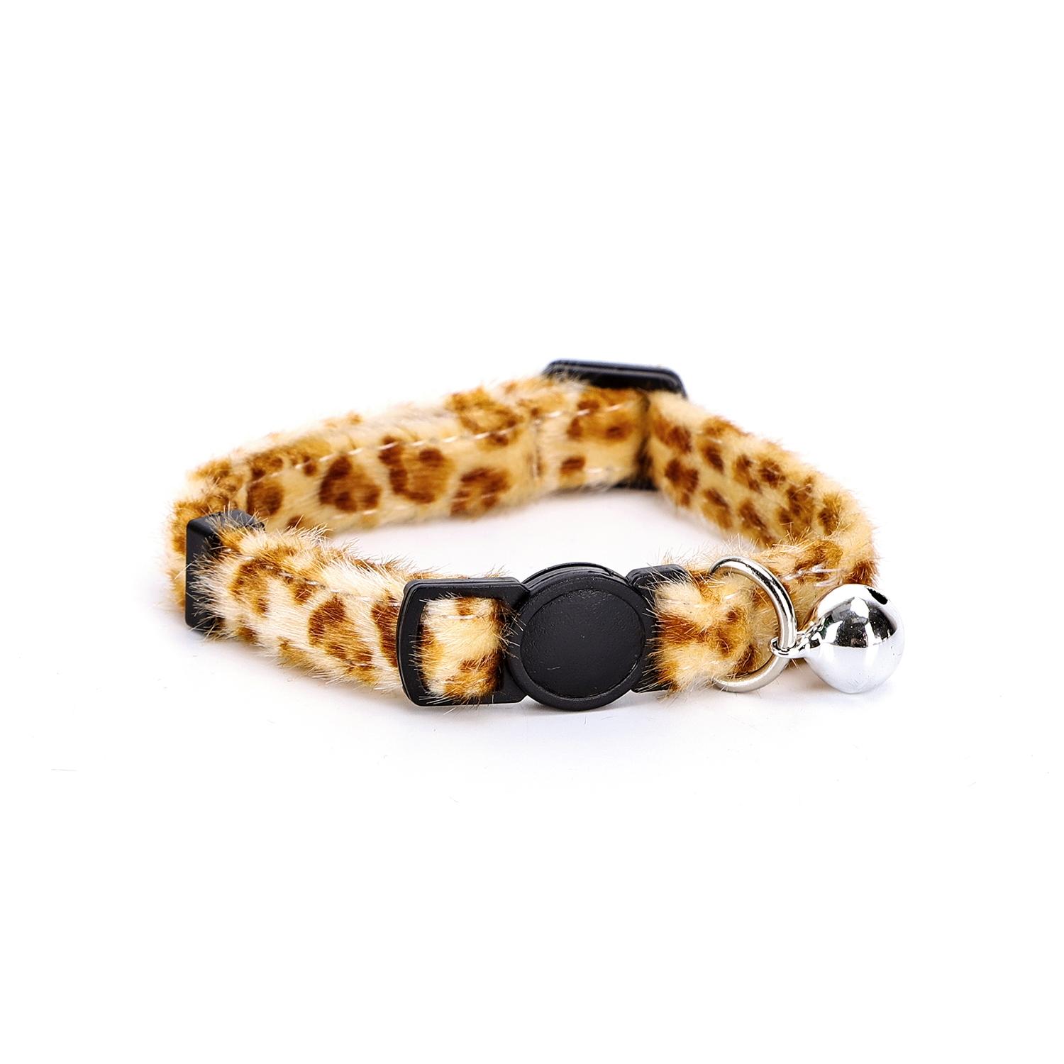 CAT COLLAR W1.0*L20-30CM LEOPARD