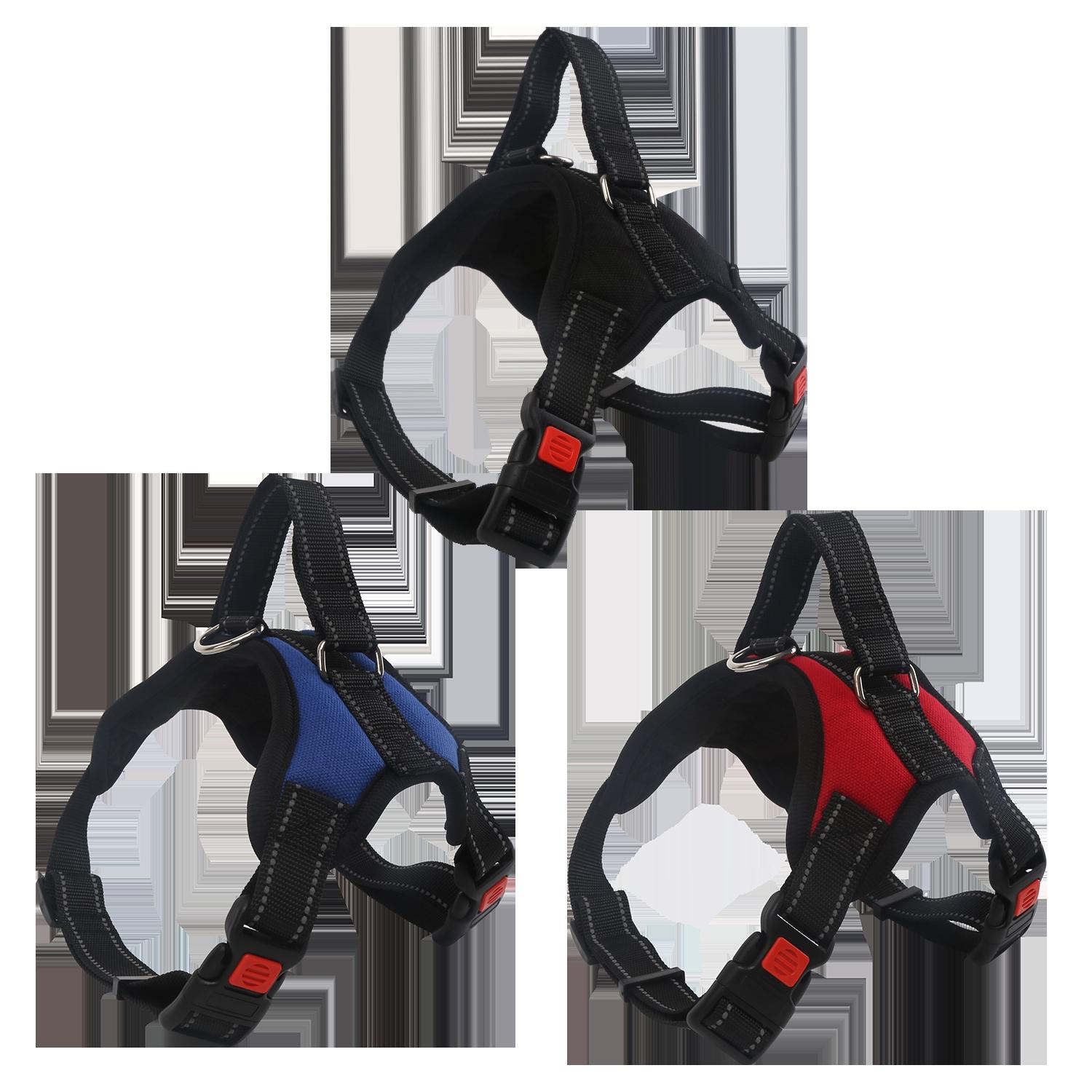 DOG HARNESS L（L64-84CM） RED/BLUE/BLACK