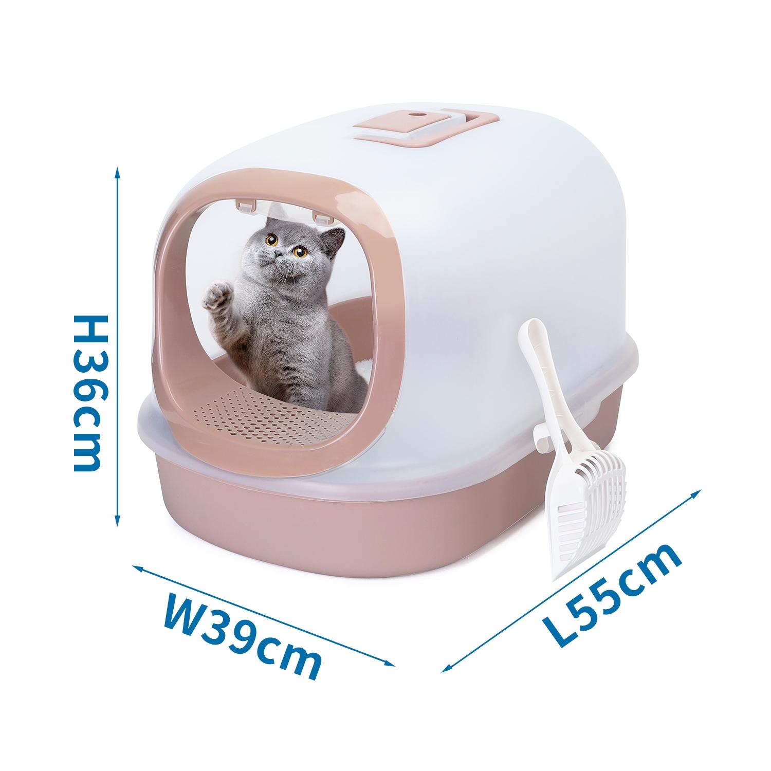 Cat Litter Box with Litter Scoop