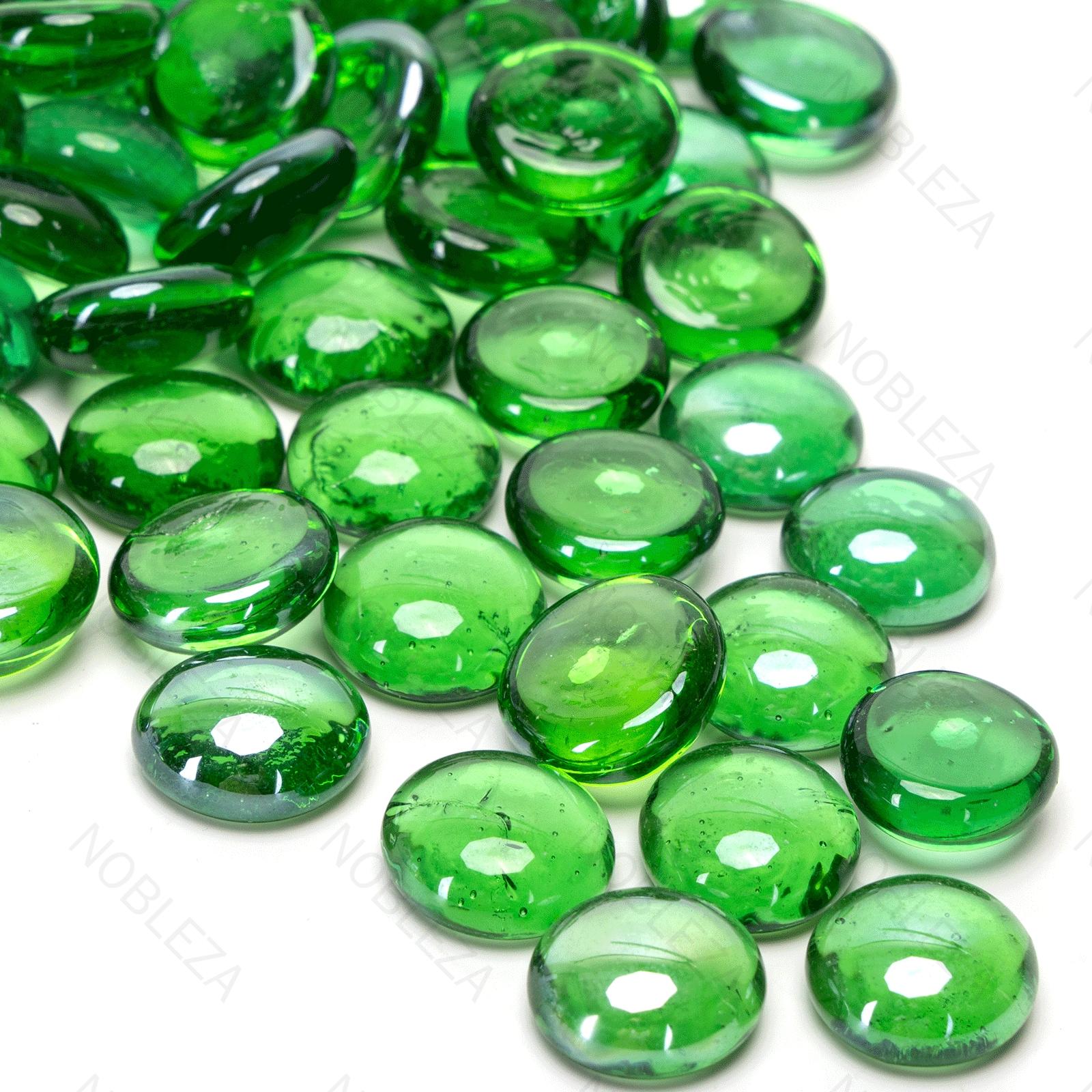 Flat Glass Bead
Green 1.7~2cm