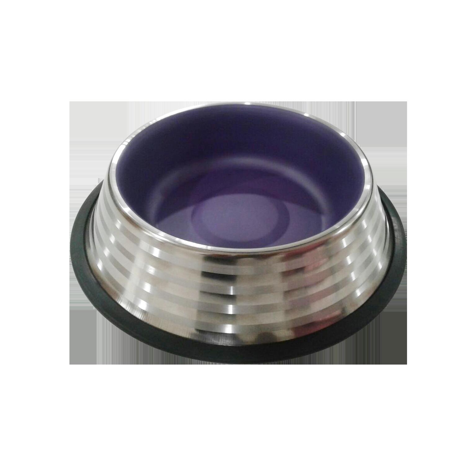 Anti-slip plain pet bowl