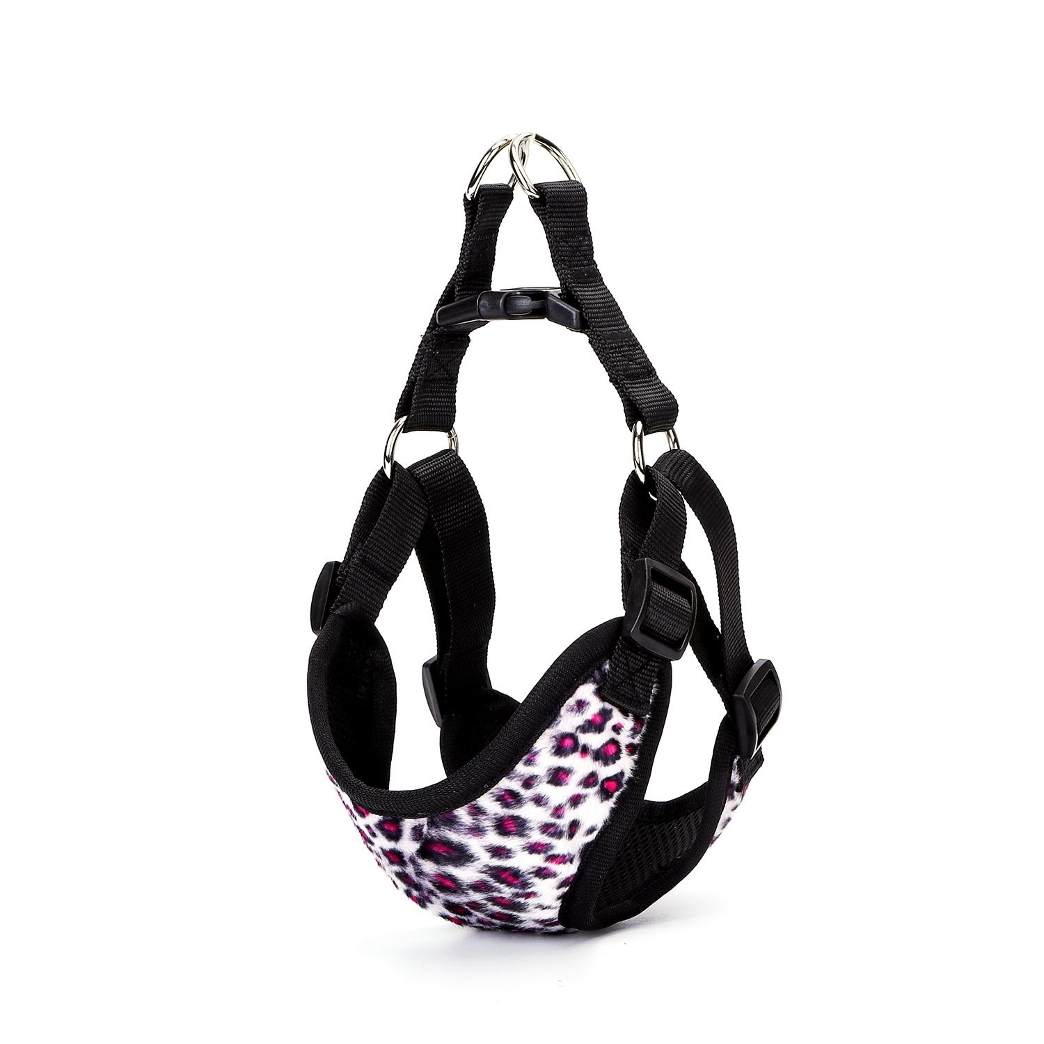 PU AIRMESH STEP IN HARNESS L（NECK: 60-74CM CHEST:63-85CM） BLUE/PURPLE/BROWN/PINK