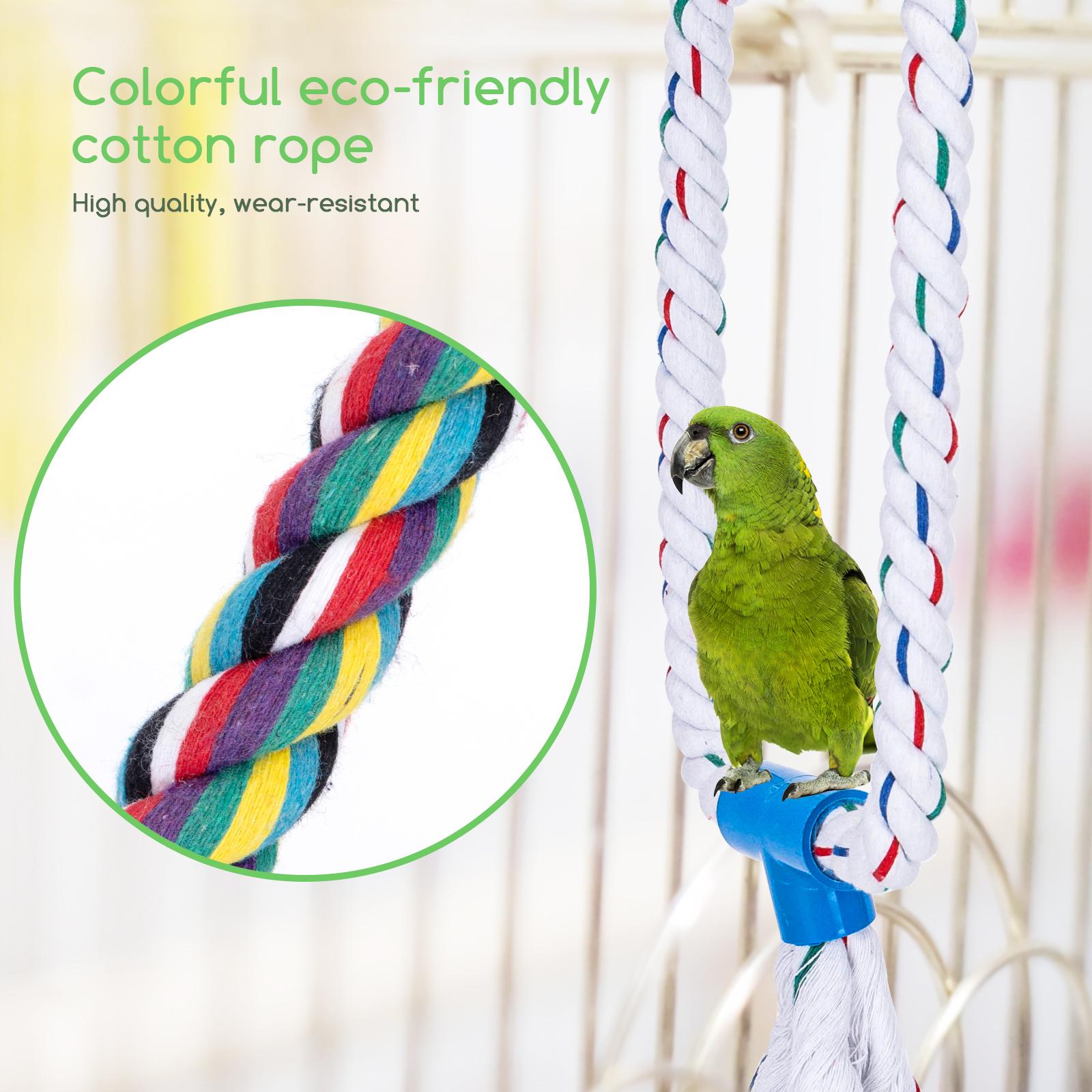 Cotton rope bird toy