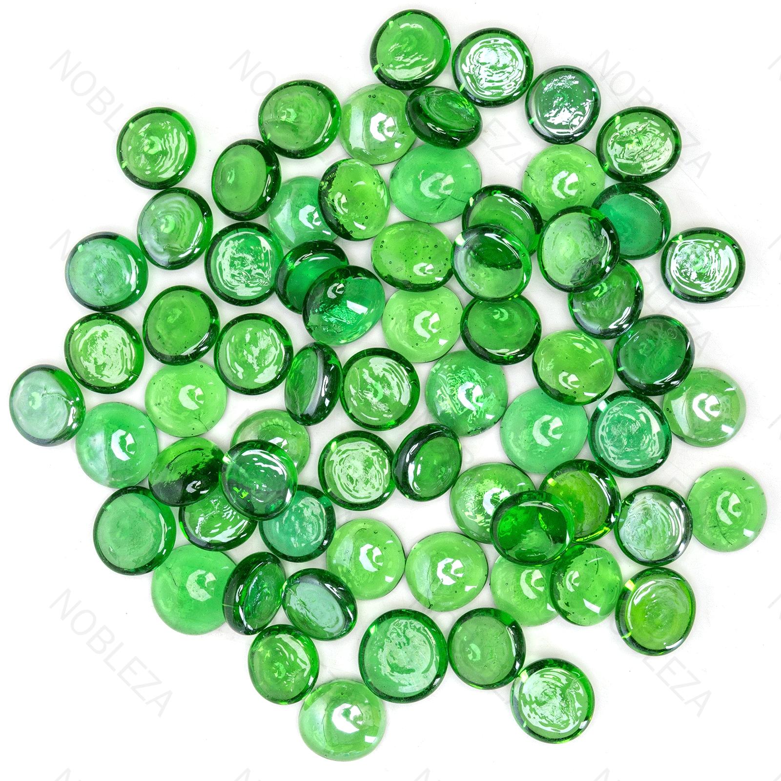 Flat Glass Bead
Green 1.7~2cm