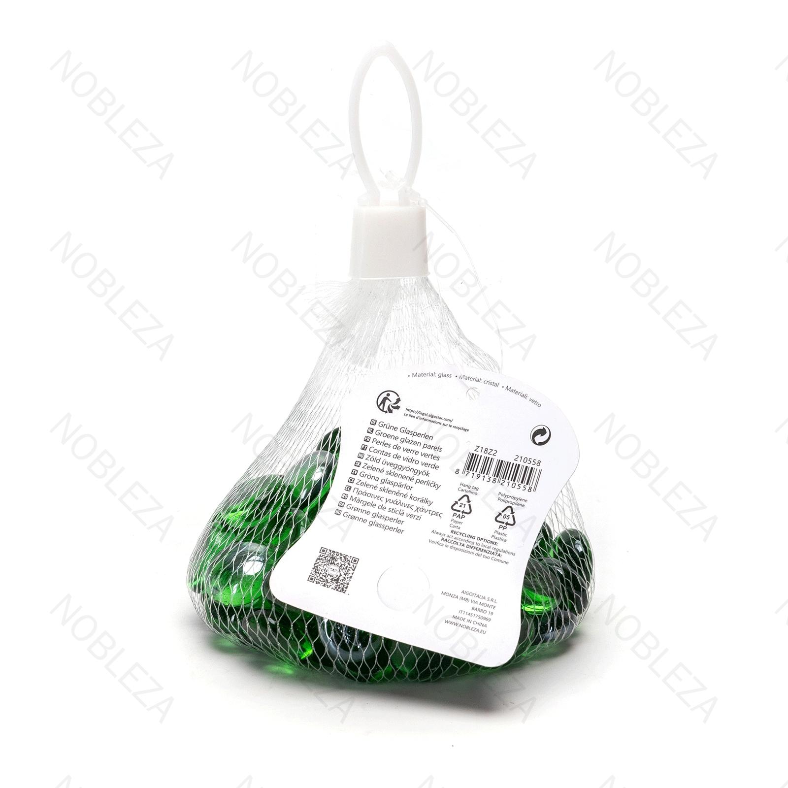 Flat Glass Bead
Green 1.7~2cm