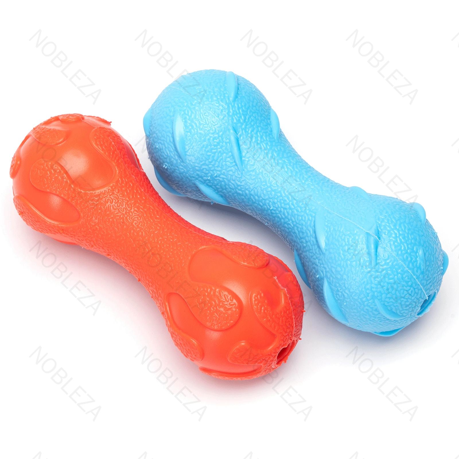 TPR PET TOY L13.5*W5*H5CM  BLUE/RED