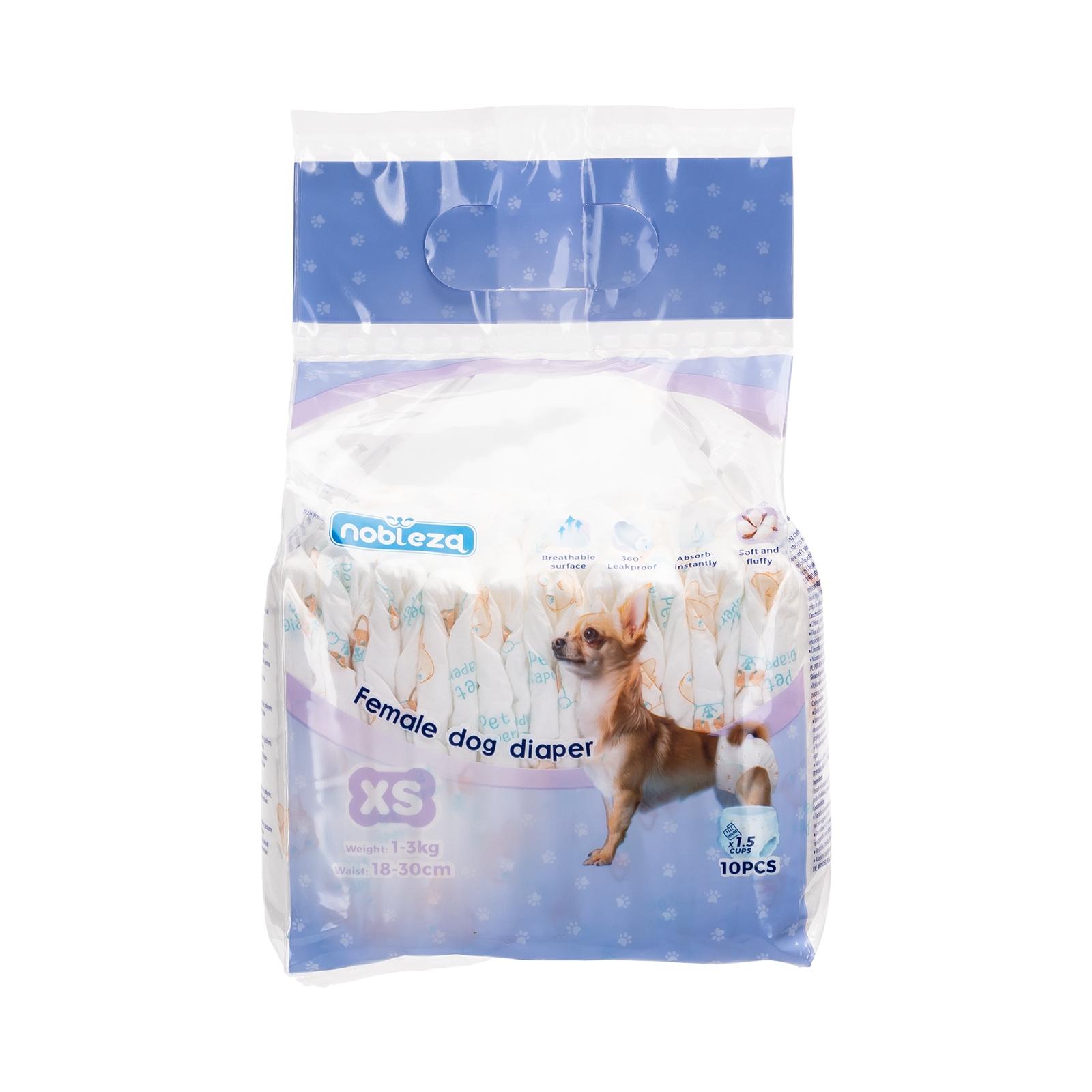 Female dog diapers XS L32*W27CM 10 pieces/bag