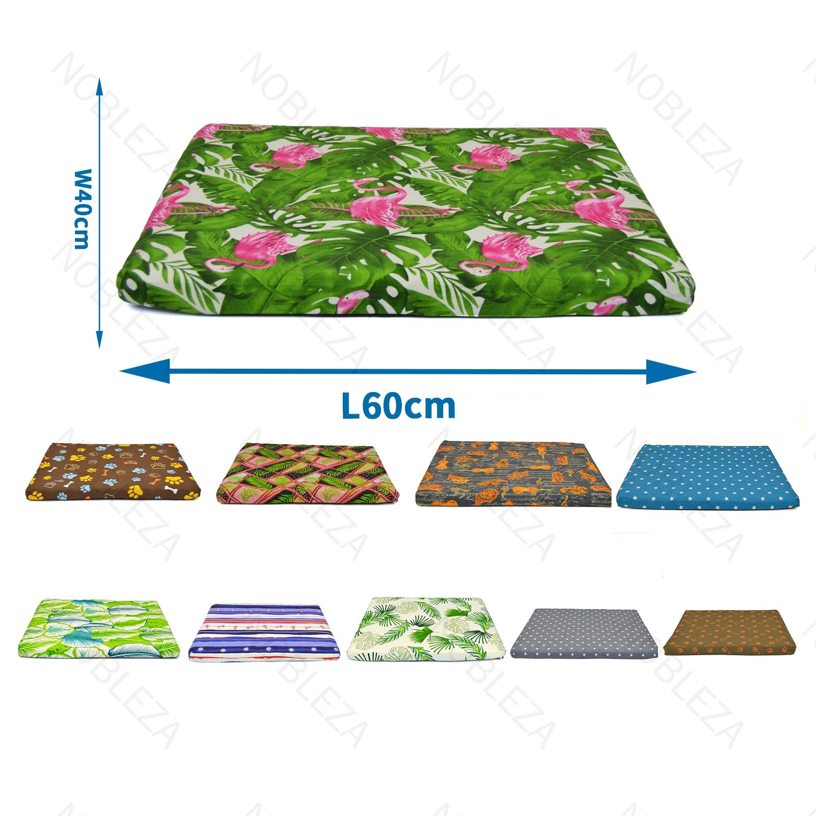 PET COMPRESSIBLE SPONGE CUSHION L60*W40*5CM 10 COLOR MIX