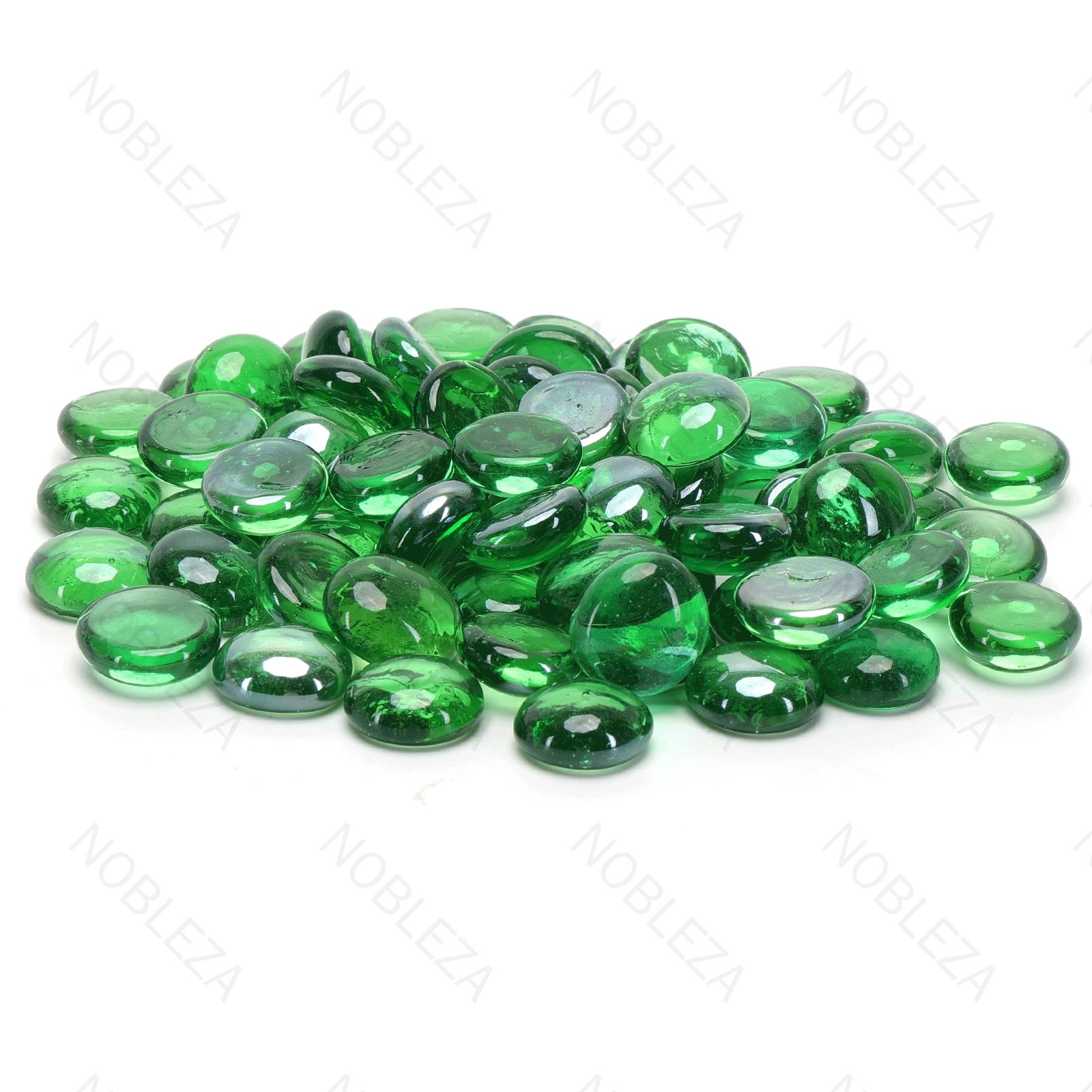 Flat Glass Bead
Green 1.7~2cm