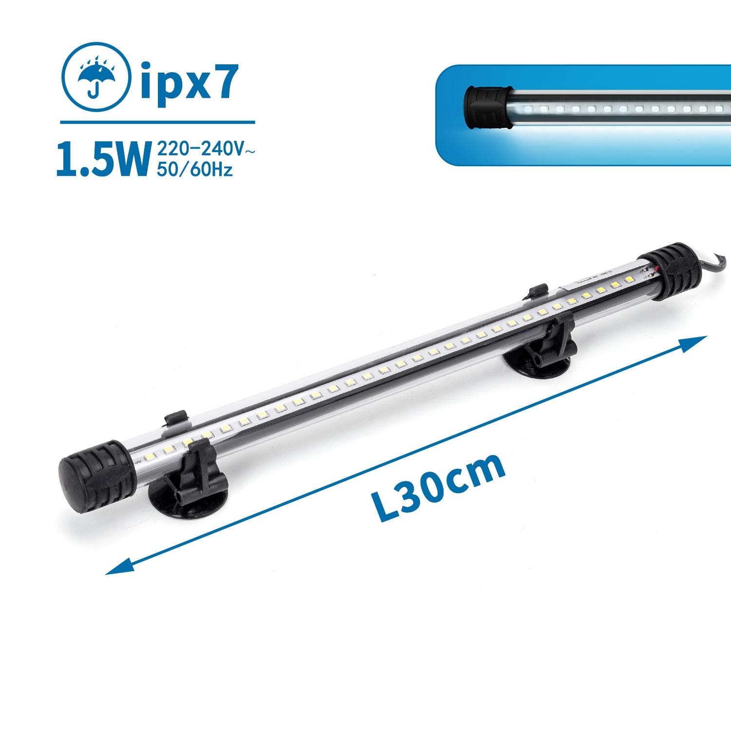 Biała lampa LED do akwarium  1,5W