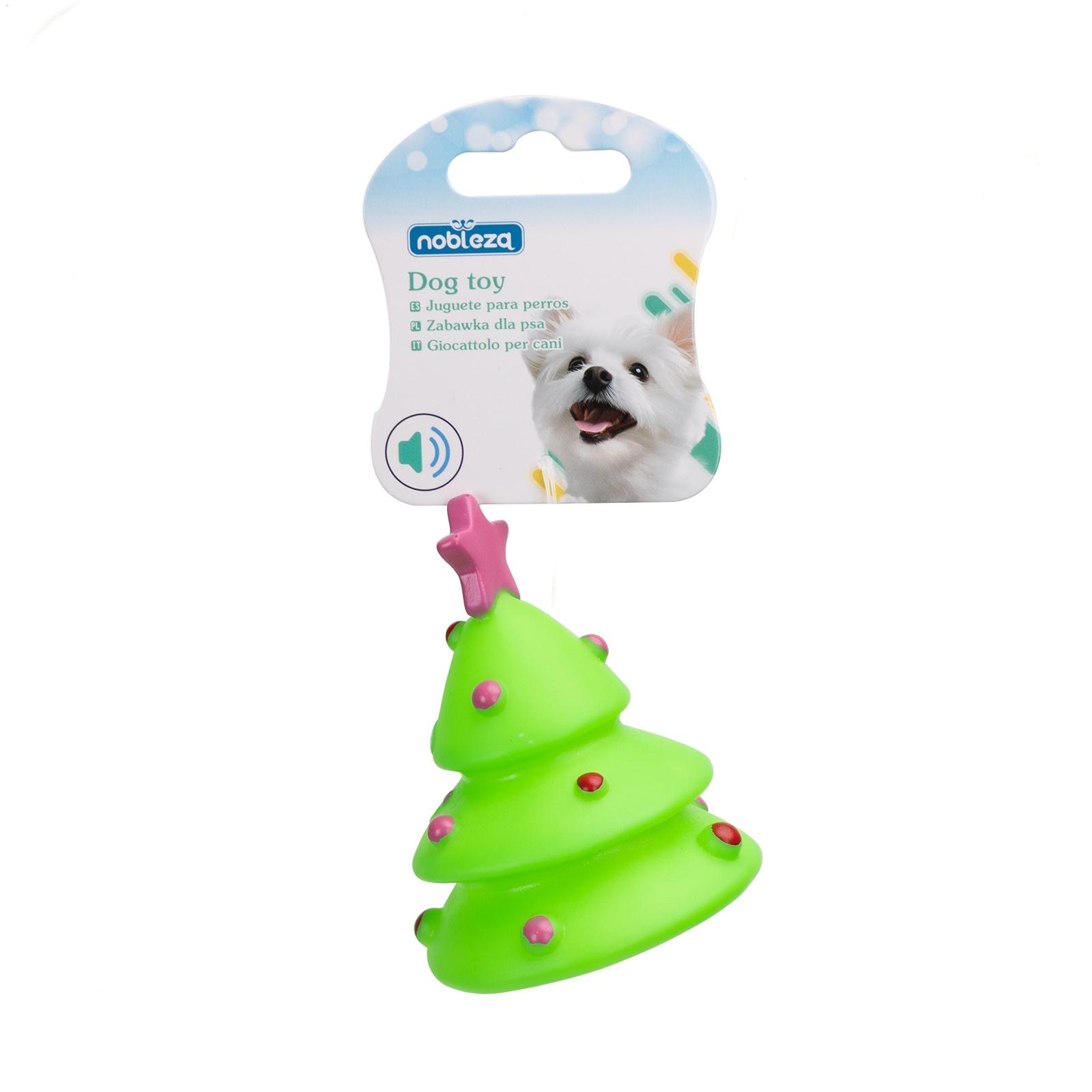 VINYL TOY CHRISTMAS TREE L9.1*W7.1CM GREEN