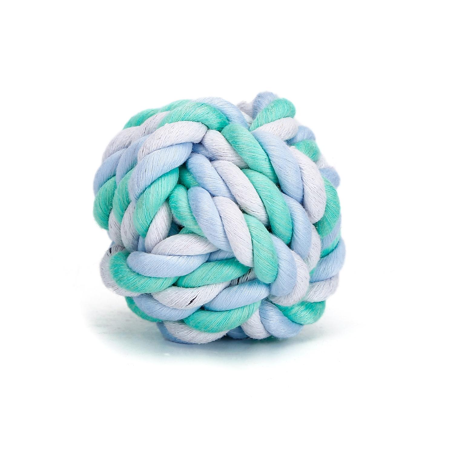 Cotton rope dog toy ball