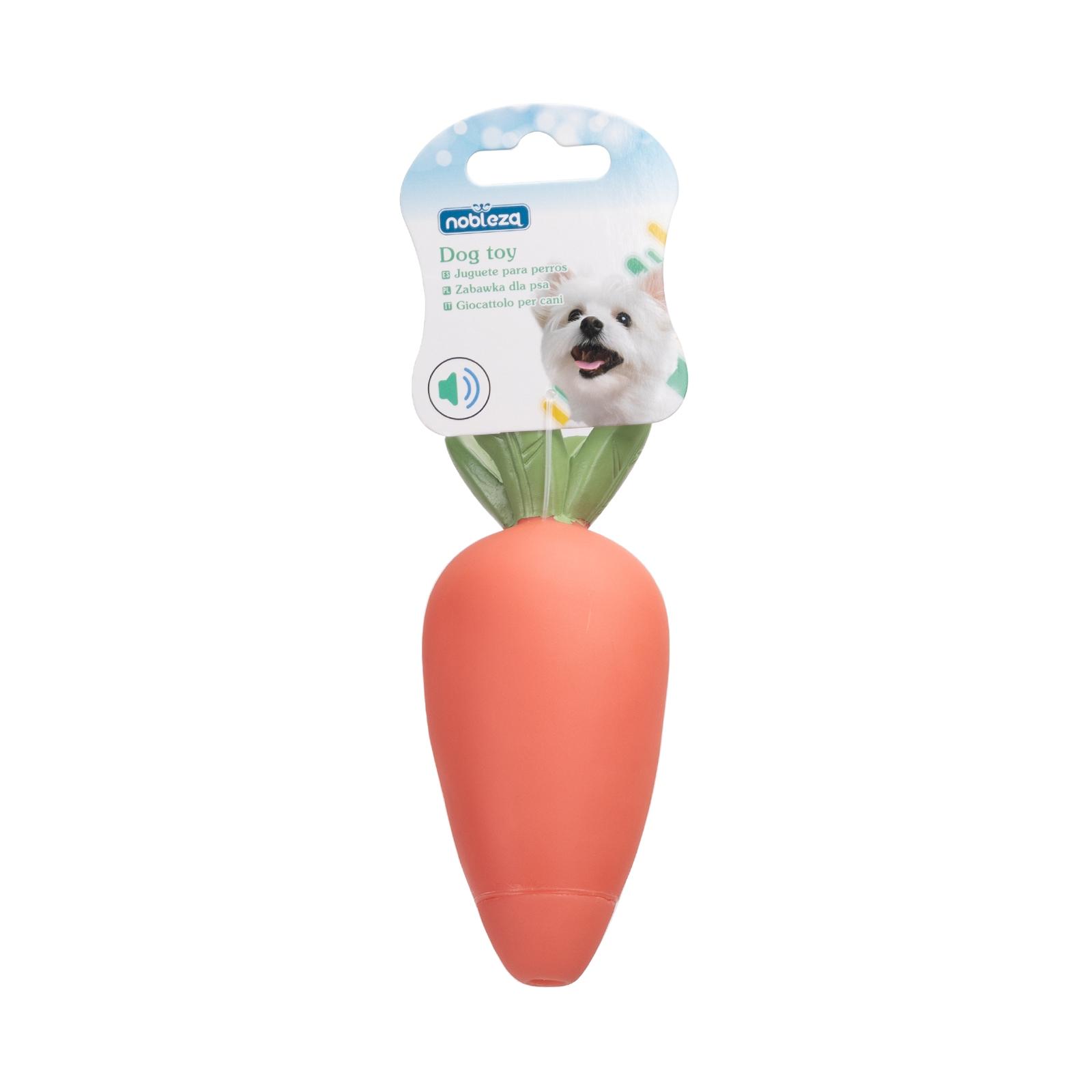 VINYL TOY CARTOON CARROT L14.2*W6CM DARK PINK