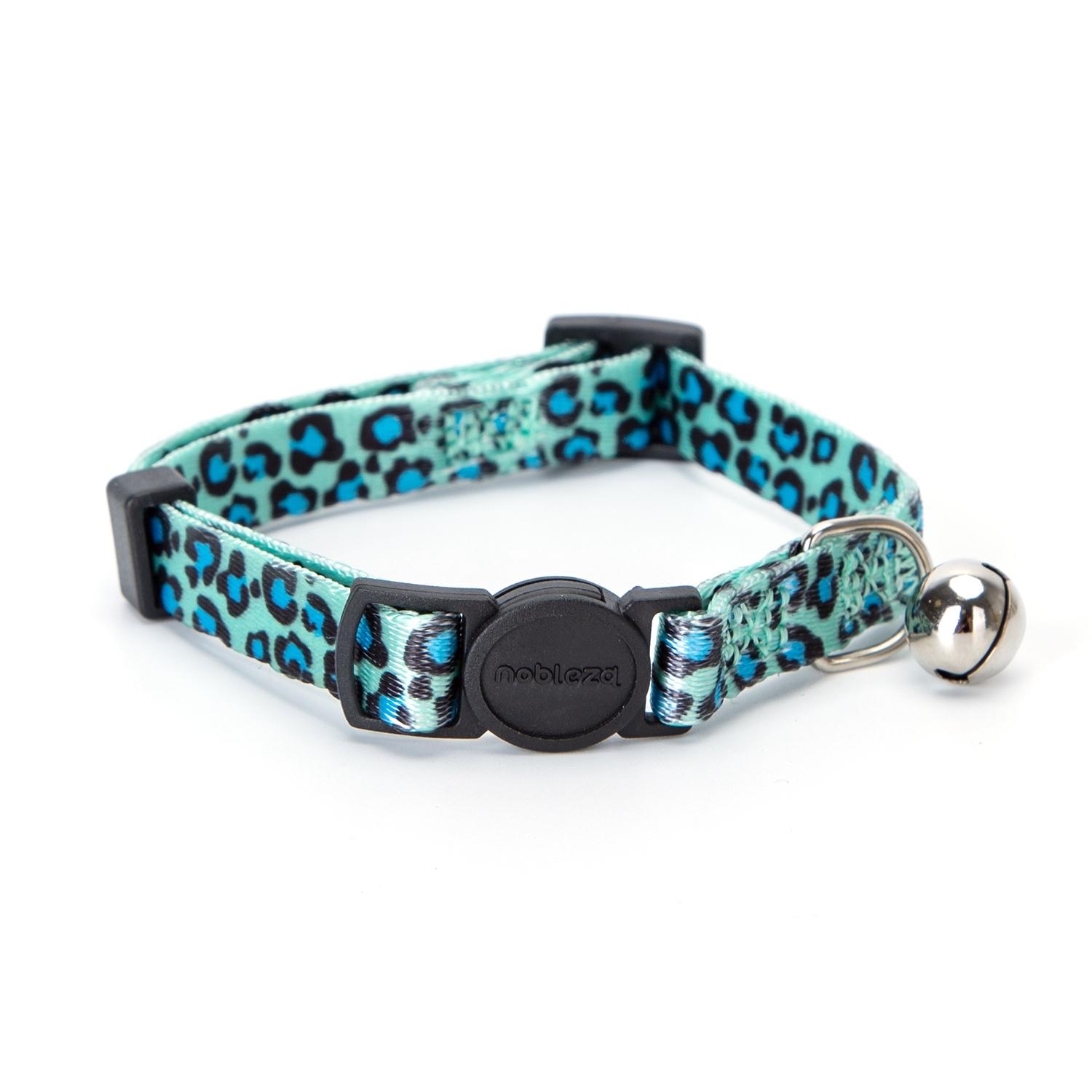 CAT COLLAR W1.0*L20-30CM PINK/BLUE/BROWN/GREY