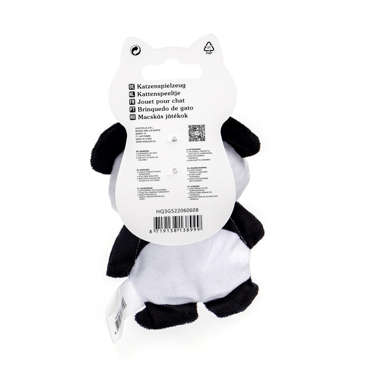 Crinkle Catnip Plush Panda Toy