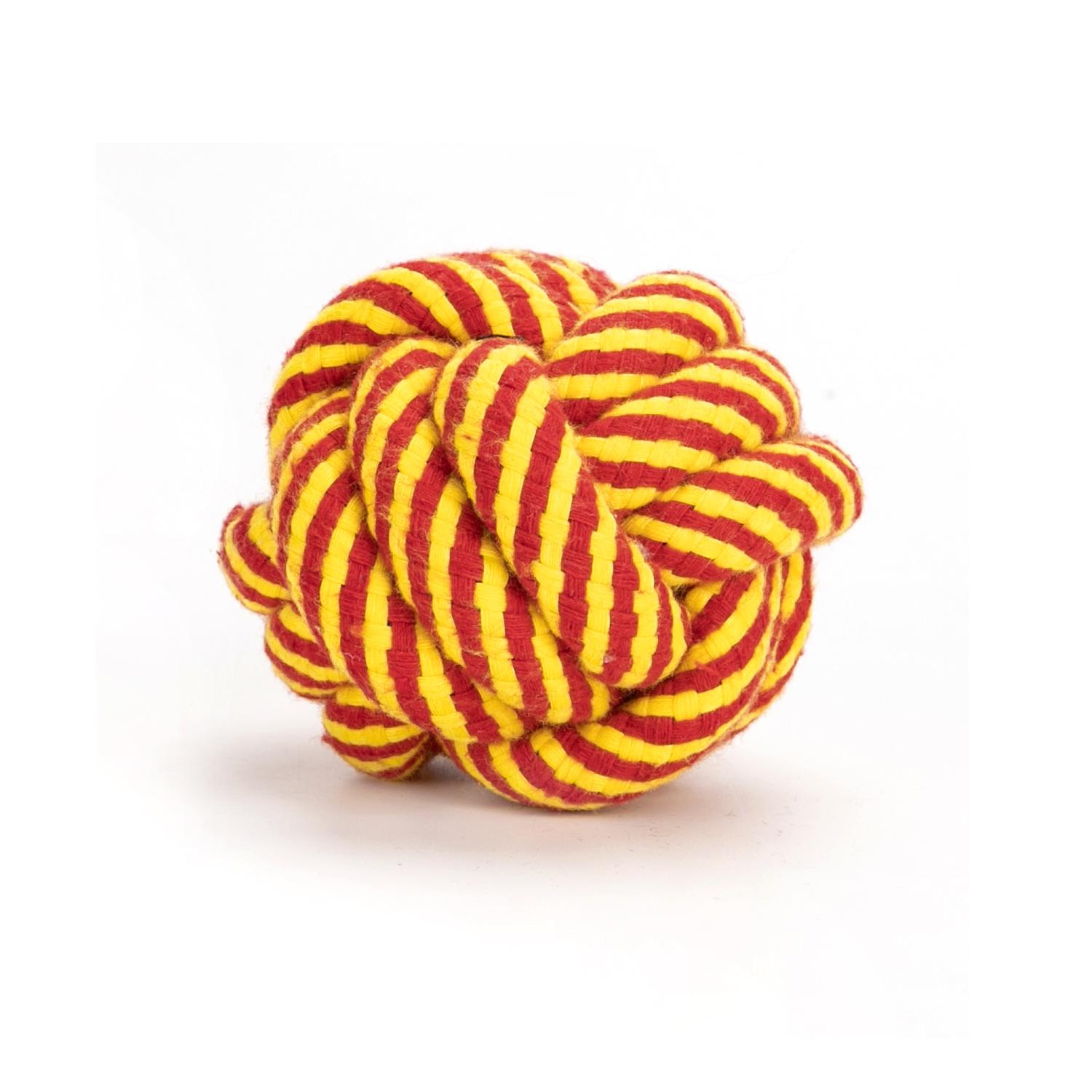 Cotton rope dog toy ball