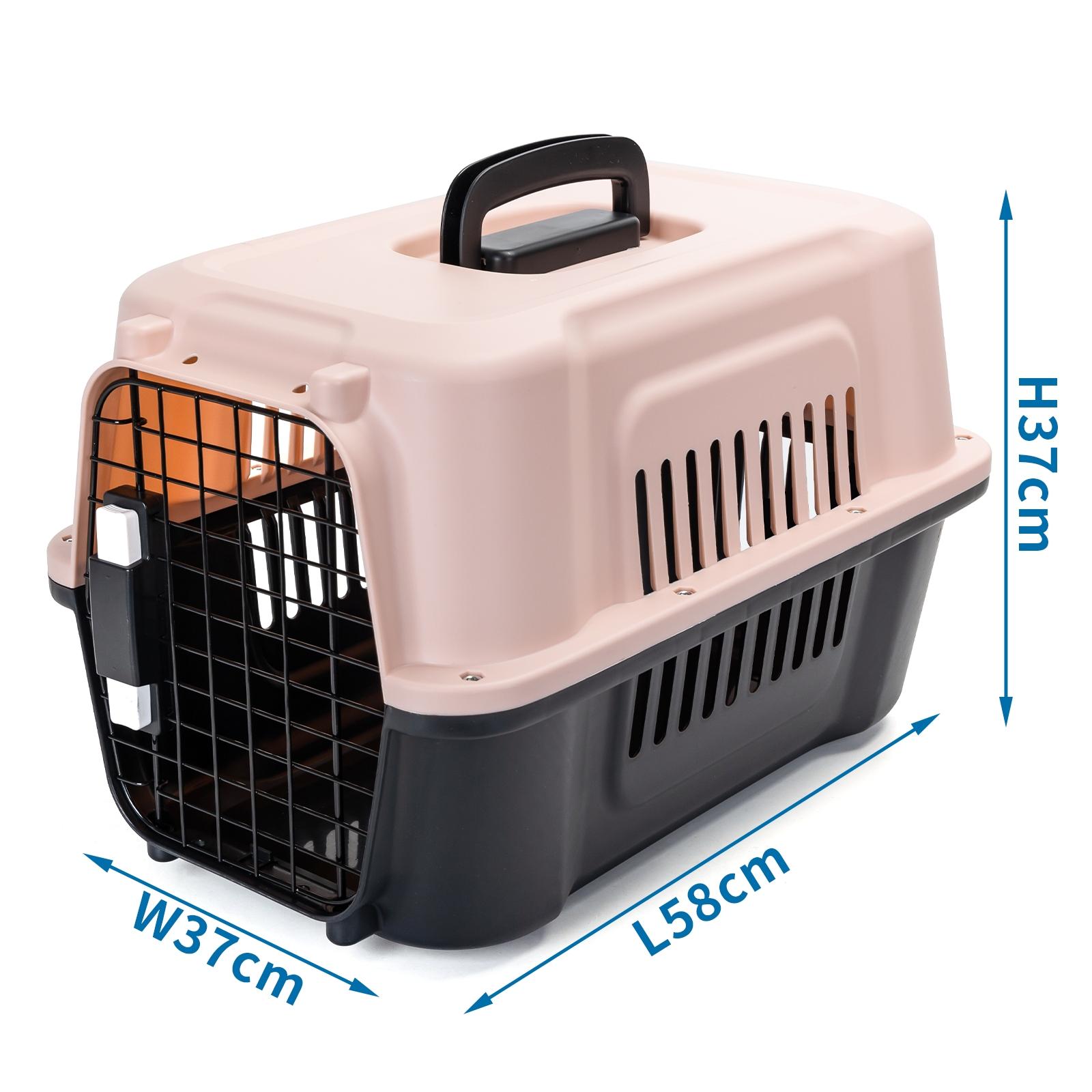 Color-blocked airline pet carrier