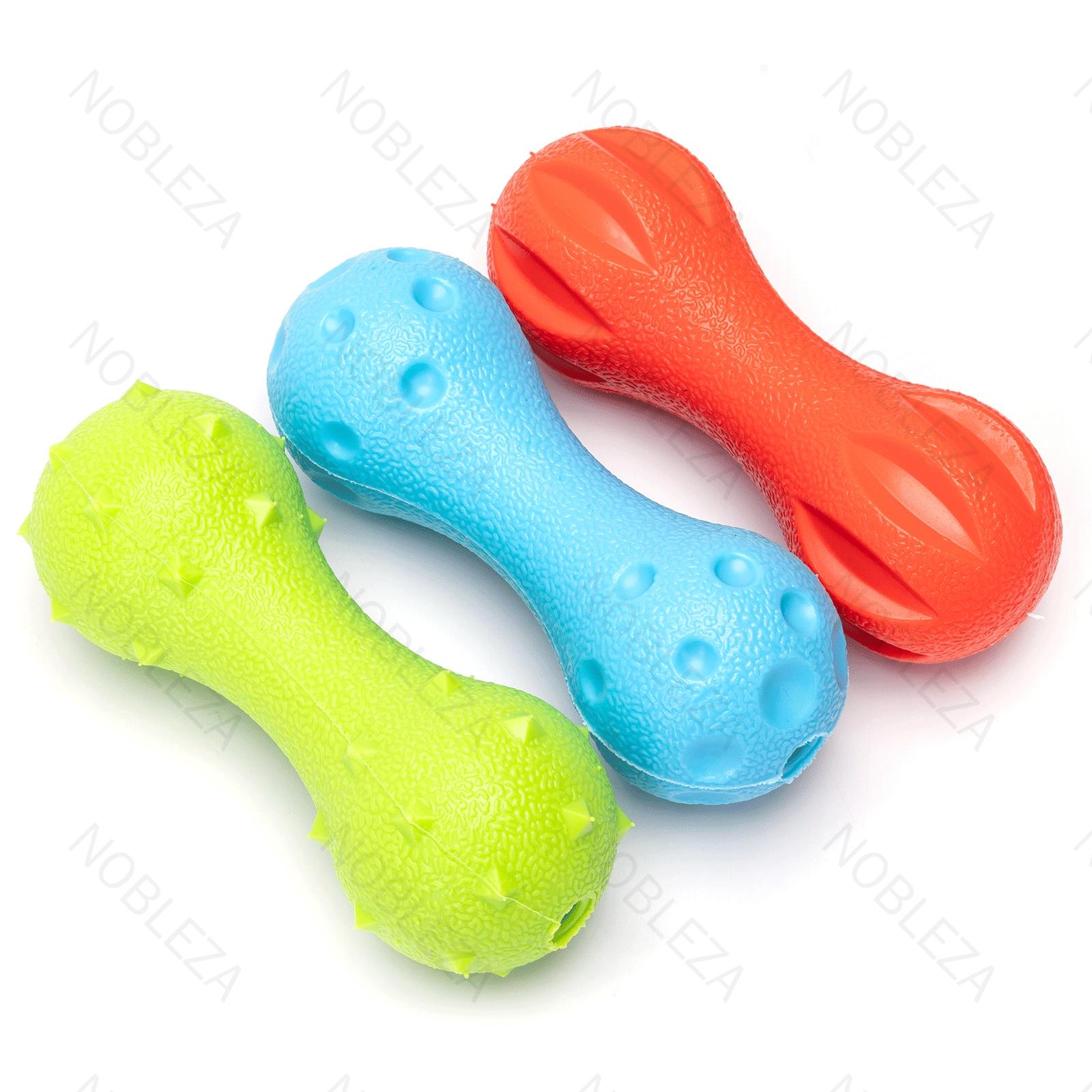 TPR PET TOY L13.5*W5*H5CM  GREEN/BLUE/RED