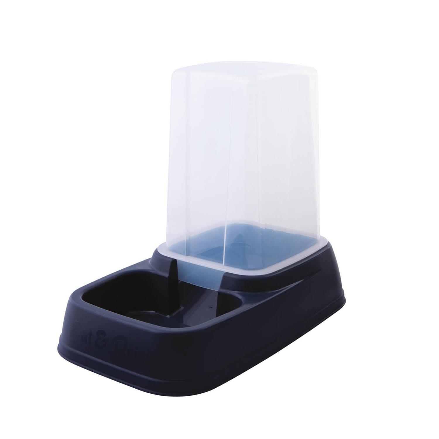 Anti-slip food & water pet feeder