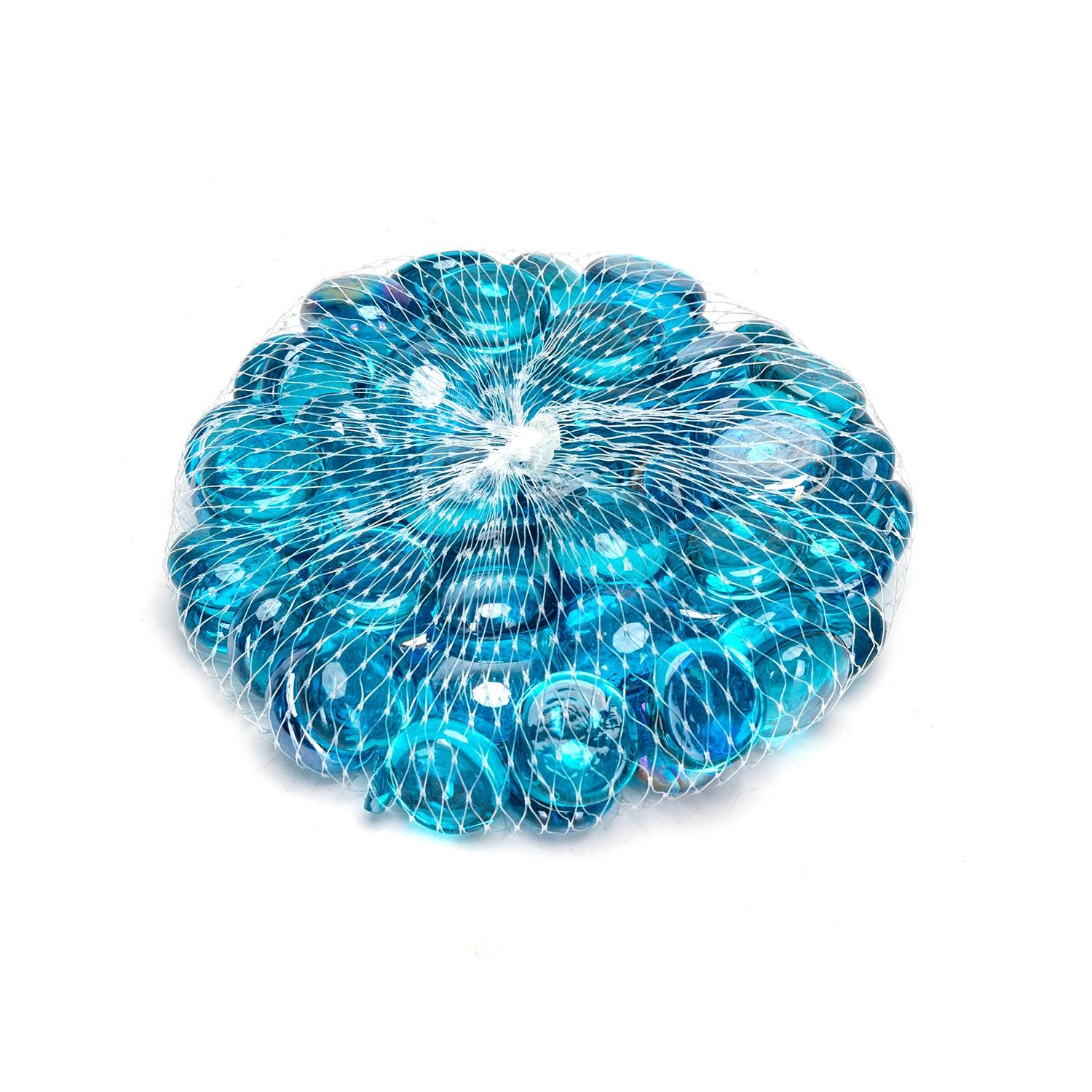 Flat Glass Bead
Blue 1.7~2cm