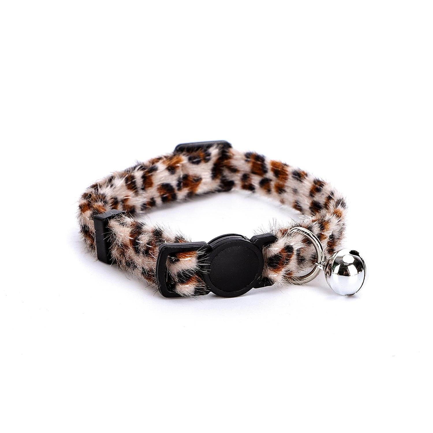 CAT COLLAR W1.0*L20-30CM LEOPARD