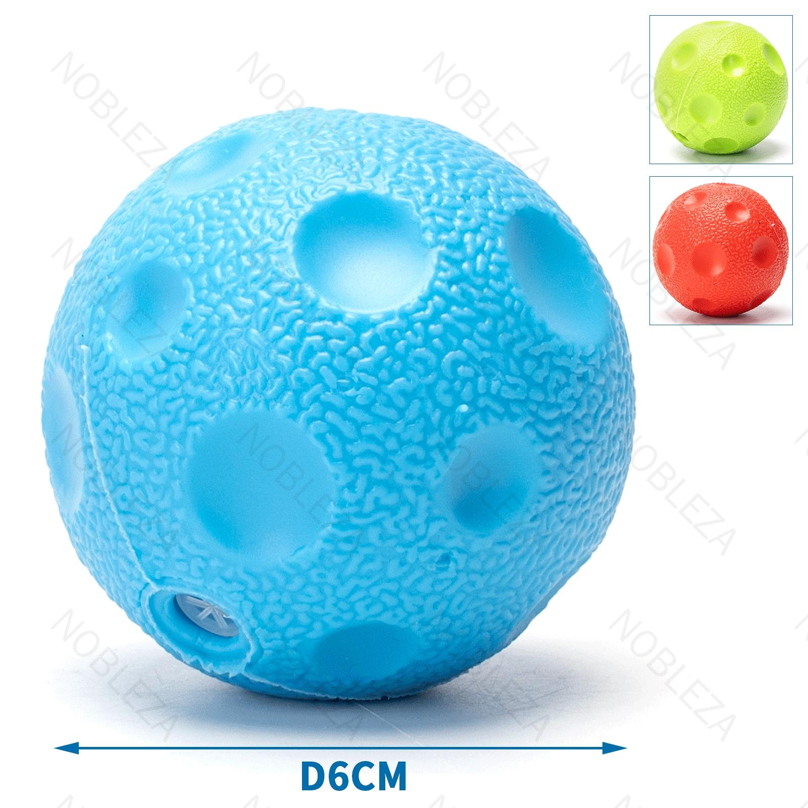 TPR PET TOY  D6CM GREEN/BLUE/RED