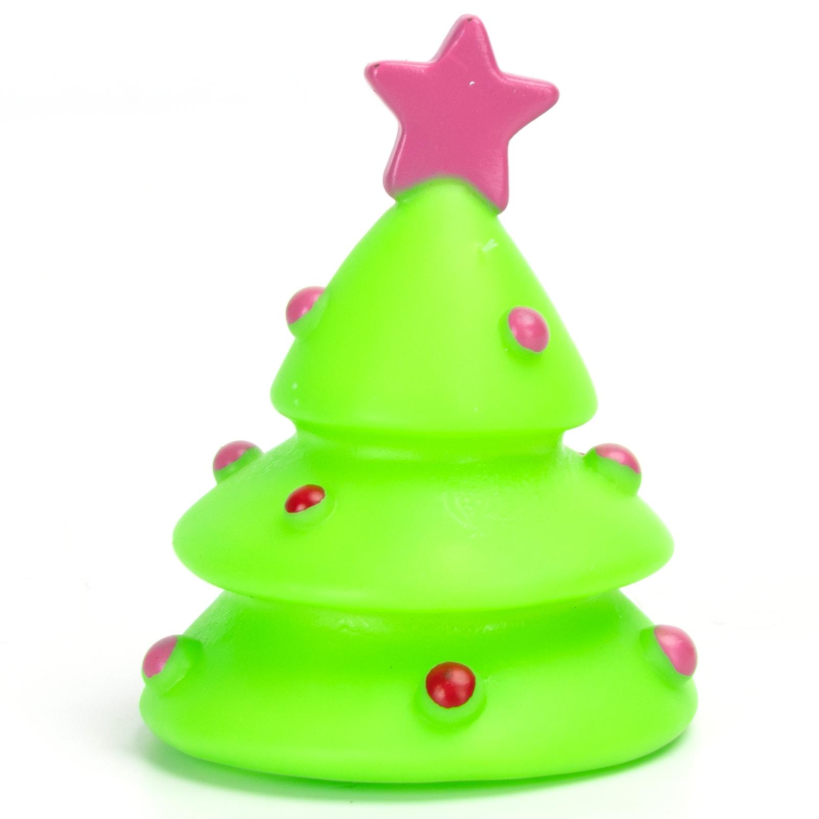 VINYL TOY CHRISTMAS TREE L9.1*W7.1CM GREEN