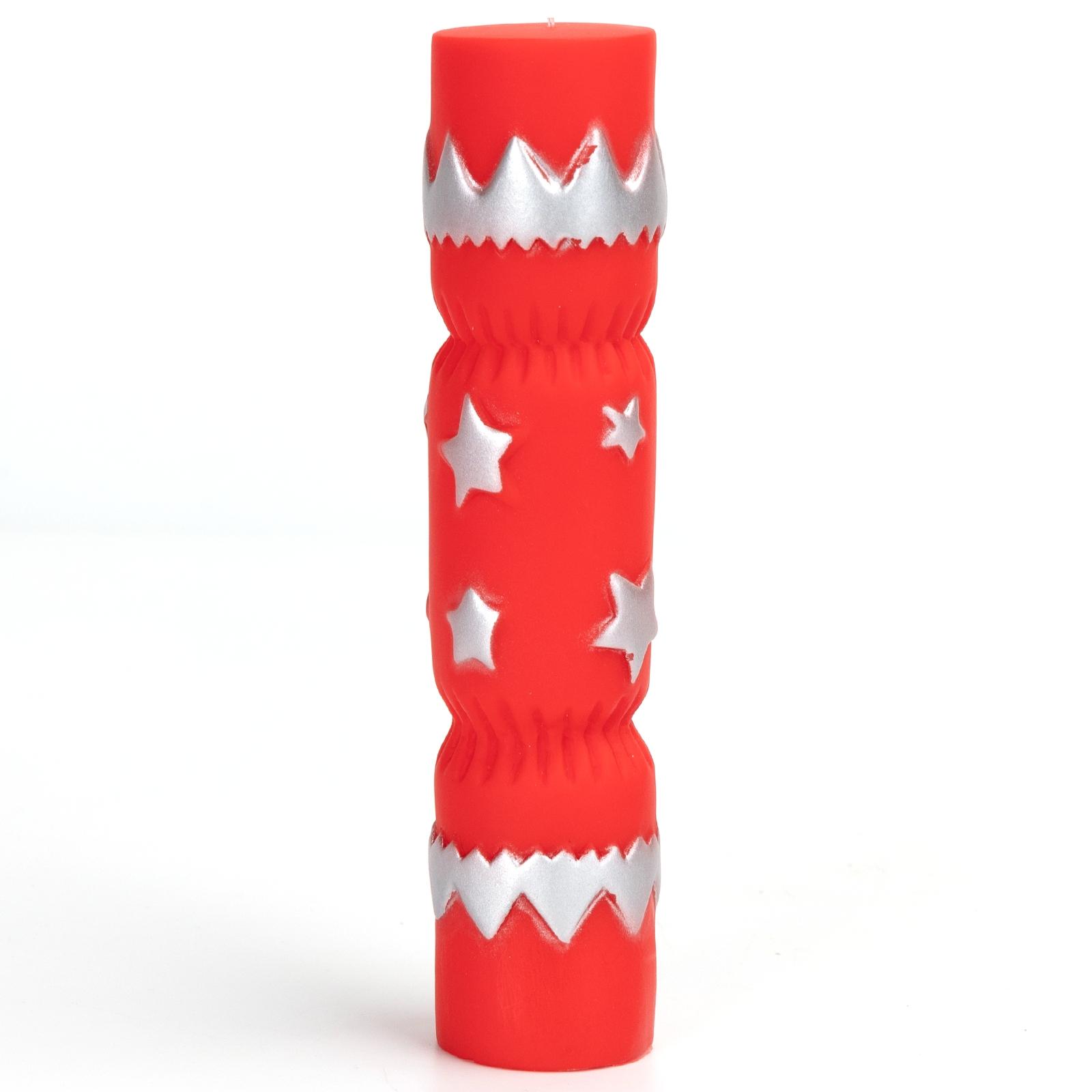 VINYL TOY CHRISTMAS FIRECRACKER L16*W3.6CM RED