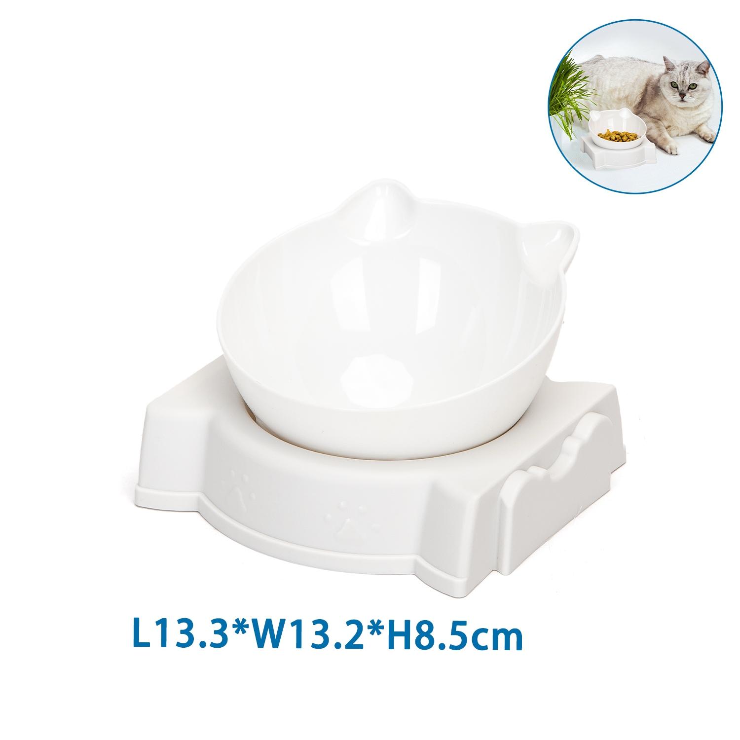 2-in-1 cat food and water bowl set