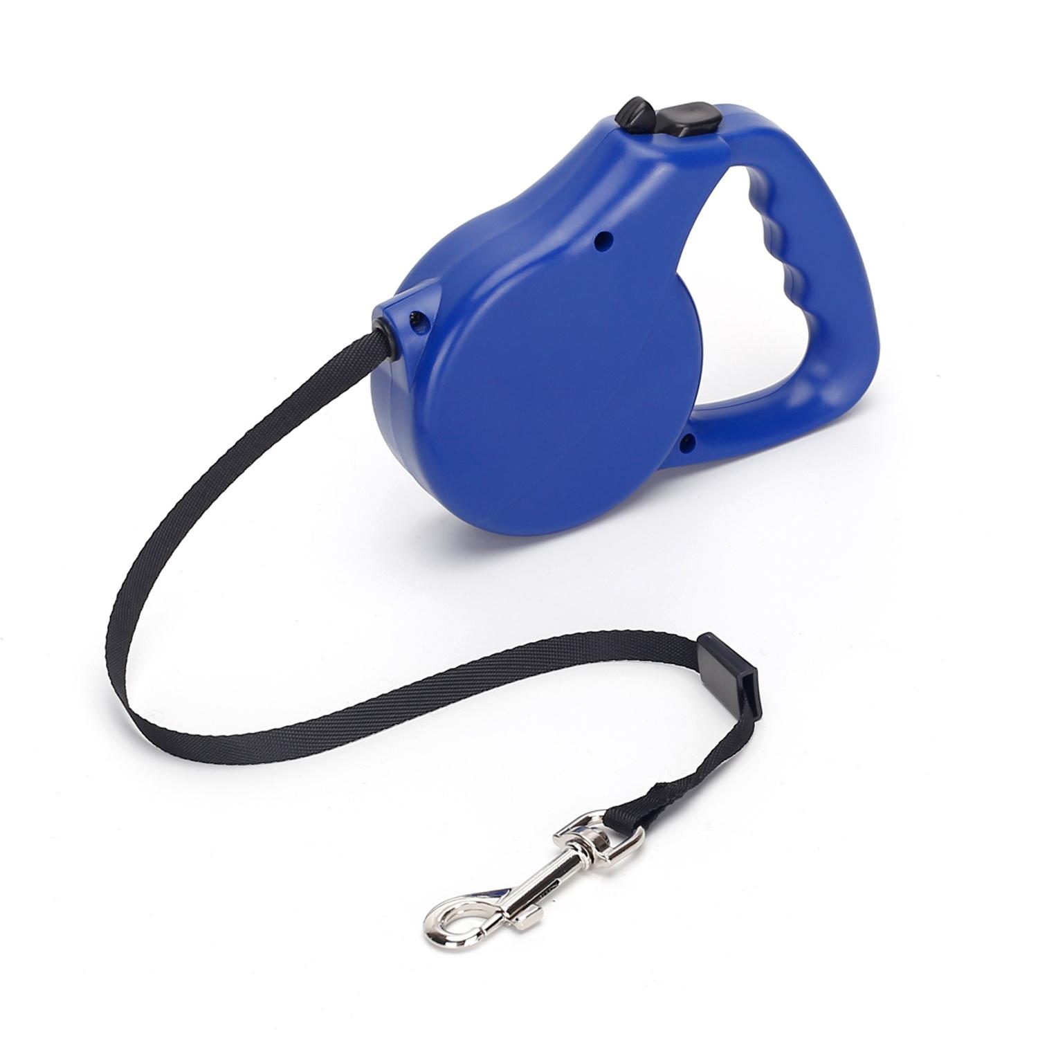 DOG RETRACTABLE LEASH L5M 25KG RED/BLUE/BLACK