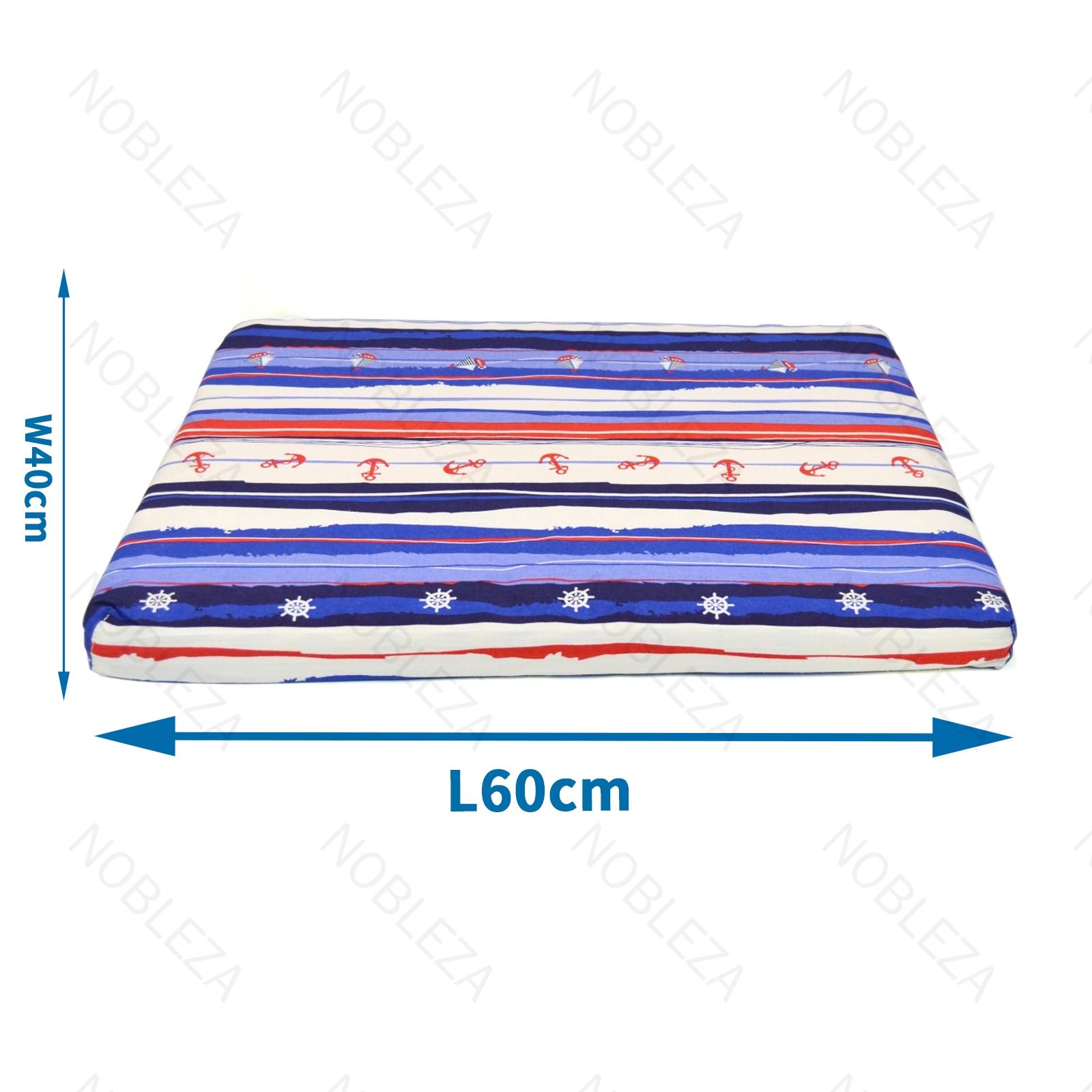 PET COMPRESSIBLE SPONGE CUSHION L60*W40*5CM 10 COLOR MIX