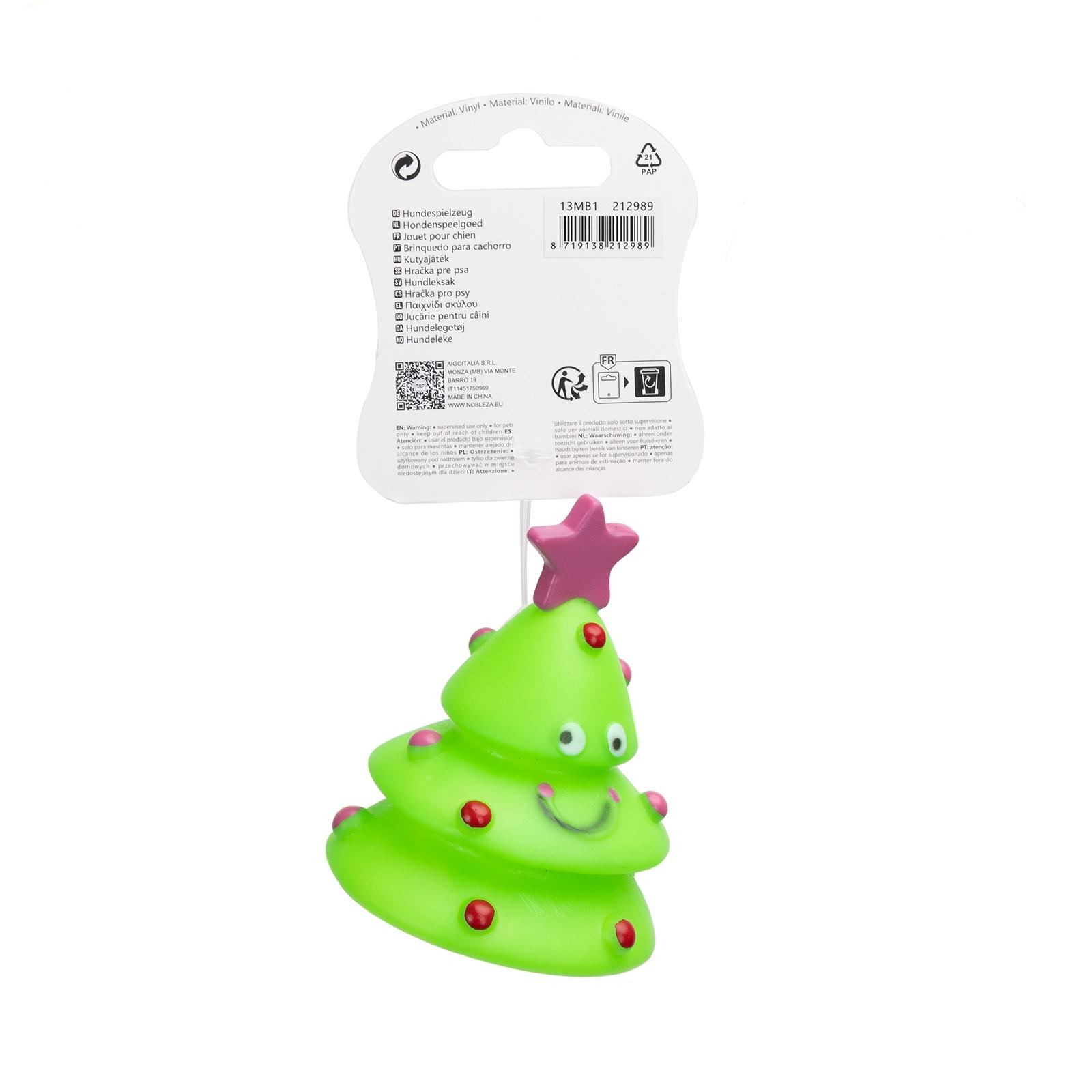 VINYL TOY CHRISTMAS TREE L9.1*W7.1CM GREEN