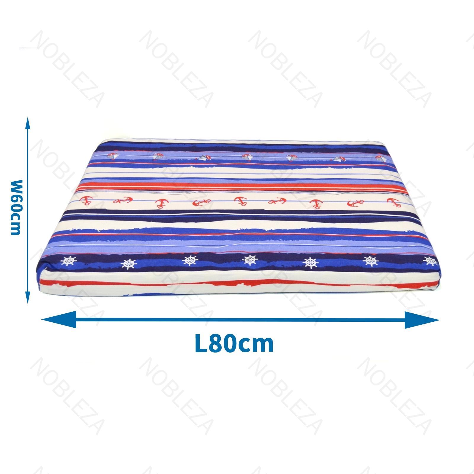 PET COMPRESSIBLE SPONGE CUSHION L80*W60*5CM 10 COLOR MIX