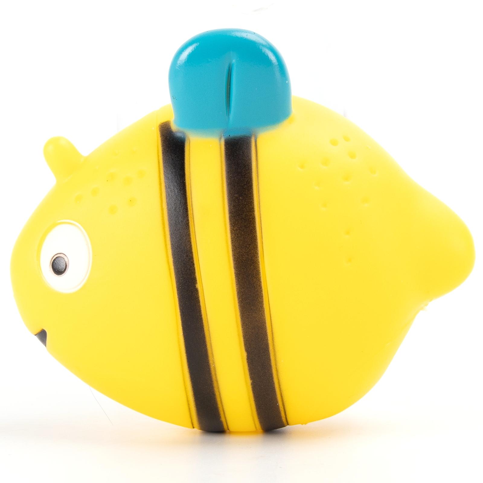 VINYL TOY FLYING FISH, STUCK CHICKEN L11.5*W10CM/L12*W8CM YELLOW