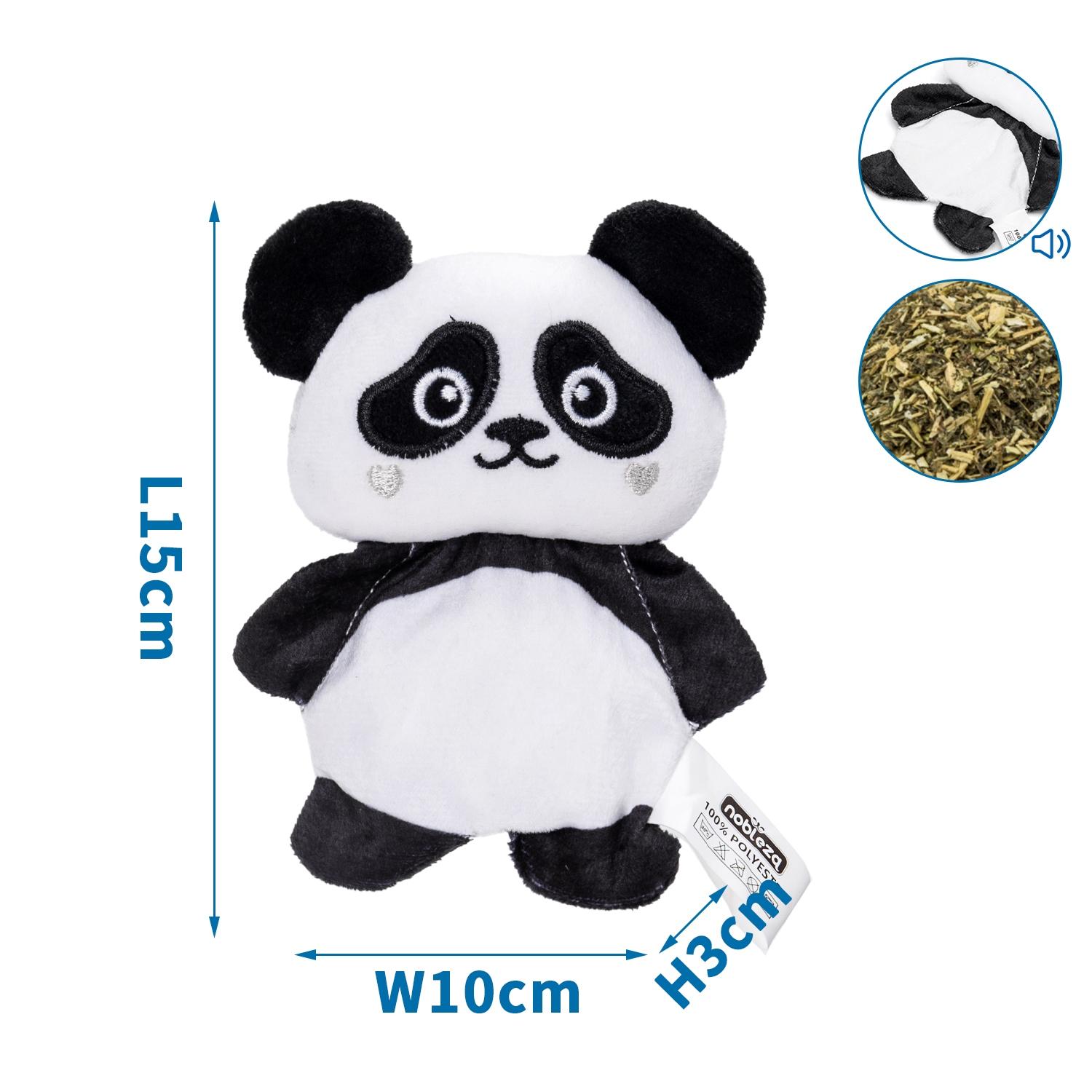 Crinkle Catnip Plush Panda Toy