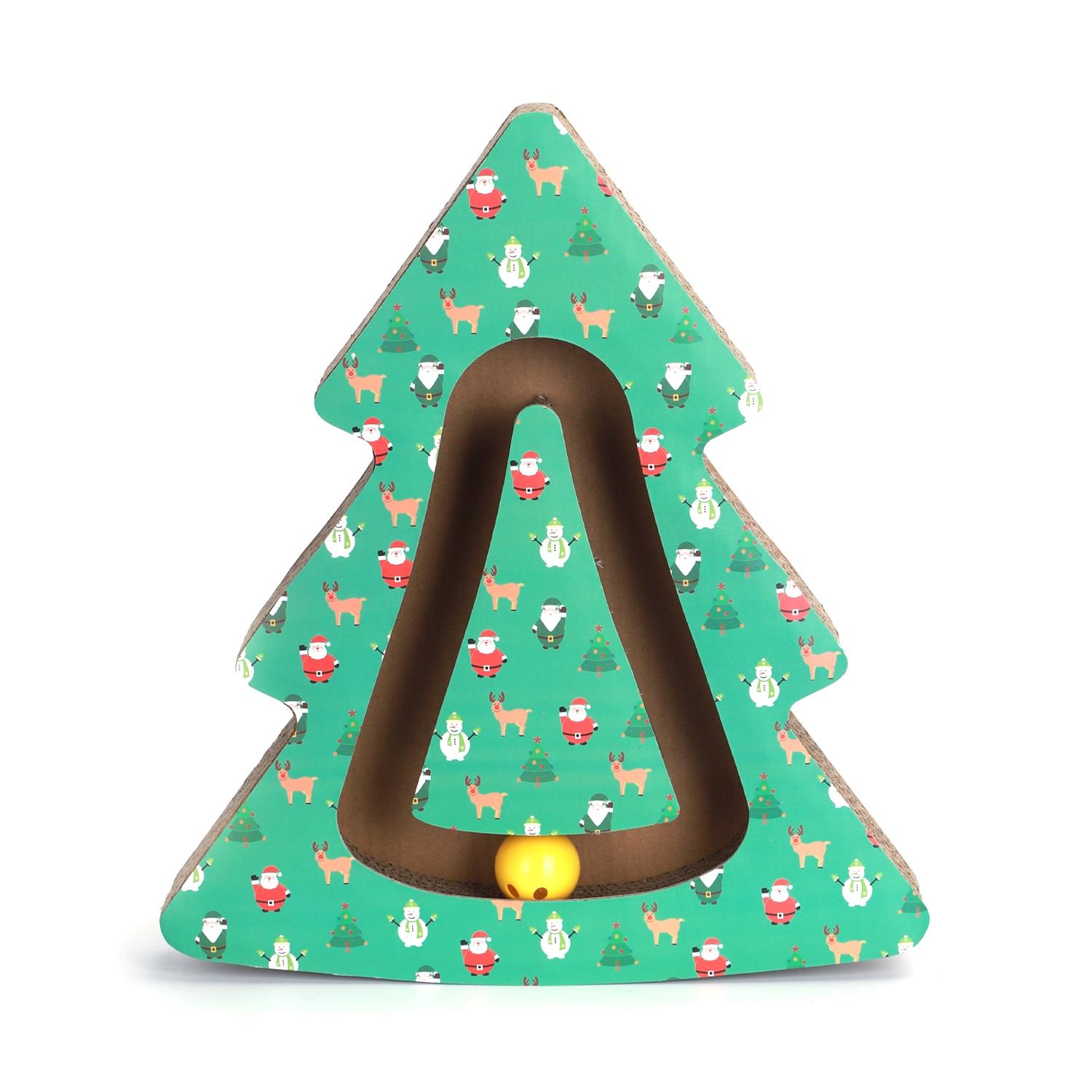 Christmas Tree Cat Scratch Toy(2 In 1)