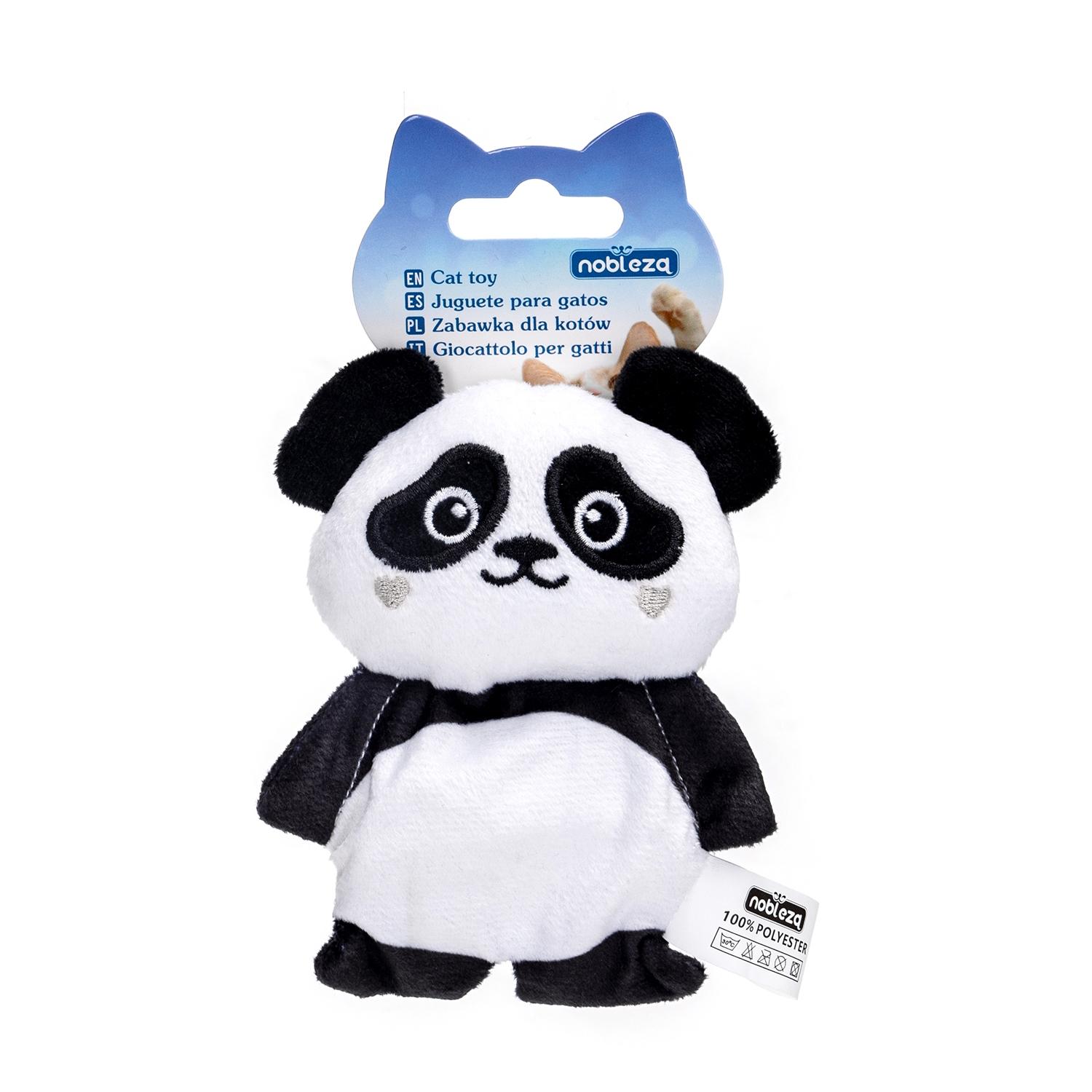 Crinkle Catnip Plush Panda Toy