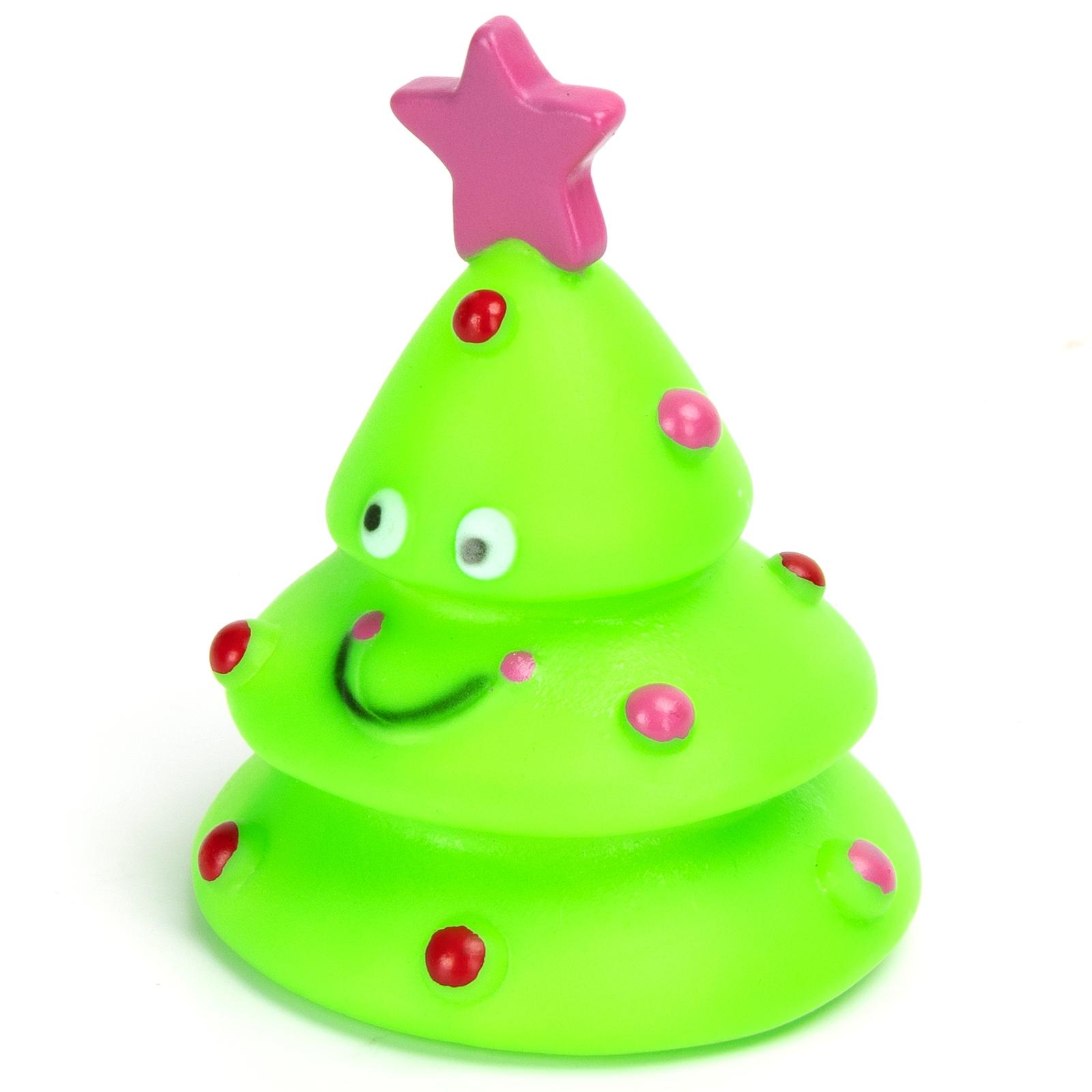 VINYL TOY CHRISTMAS TREE L9.1*W7.1CM GREEN