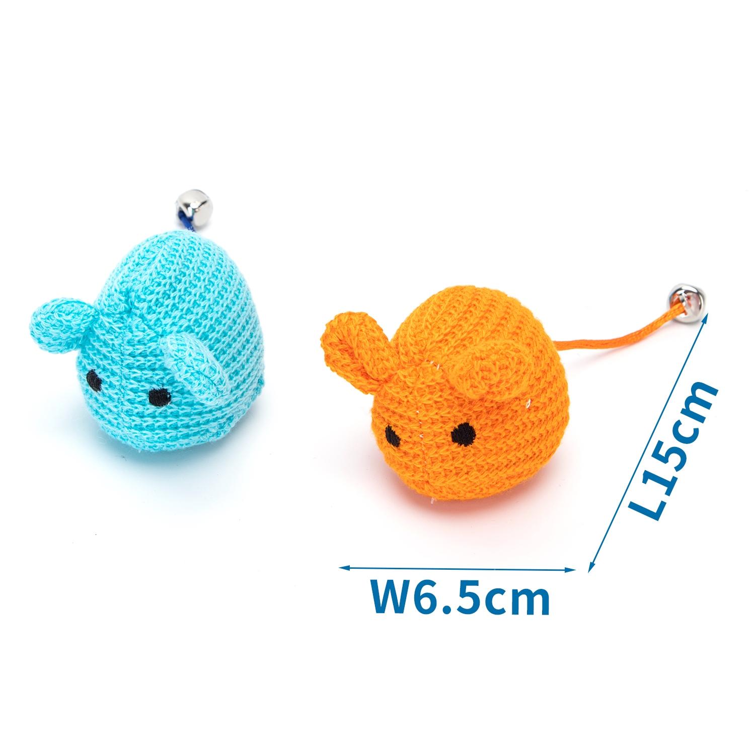 Knitted Fabric Mouse Toys