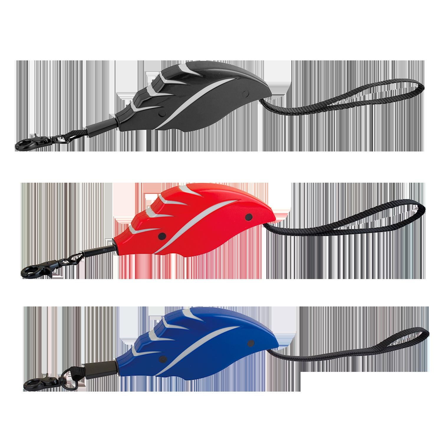 PET RETRACTABLE LEASH L1.3M 20KG RED/BLUE/BLACK